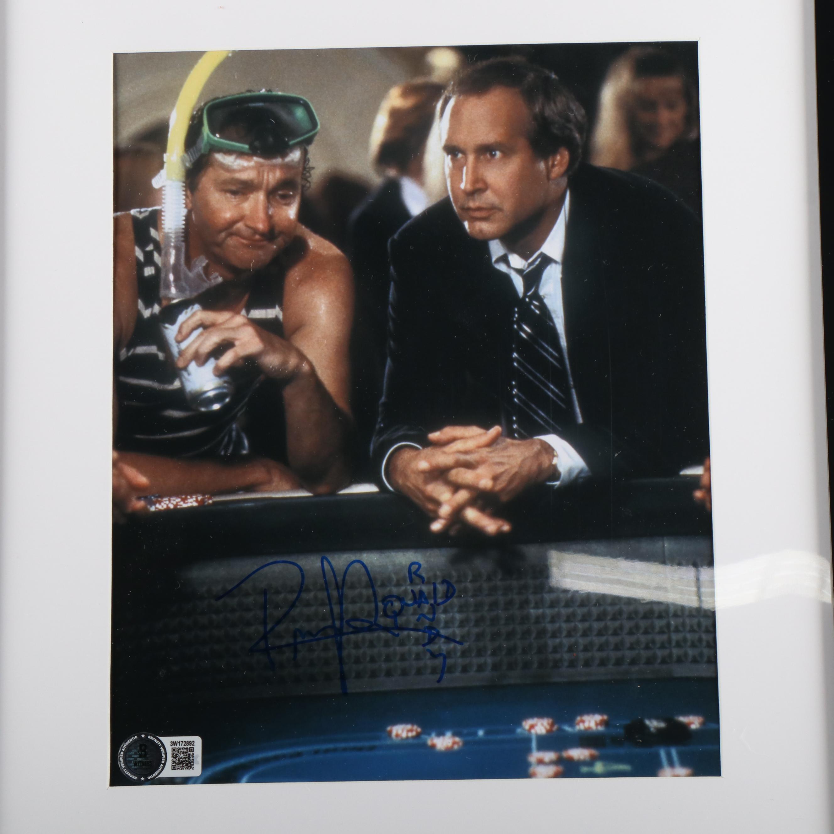 Randy Quaid Signed “Vegas Vacation” Cousin Eddie Print in Matted Frame, Beckett
