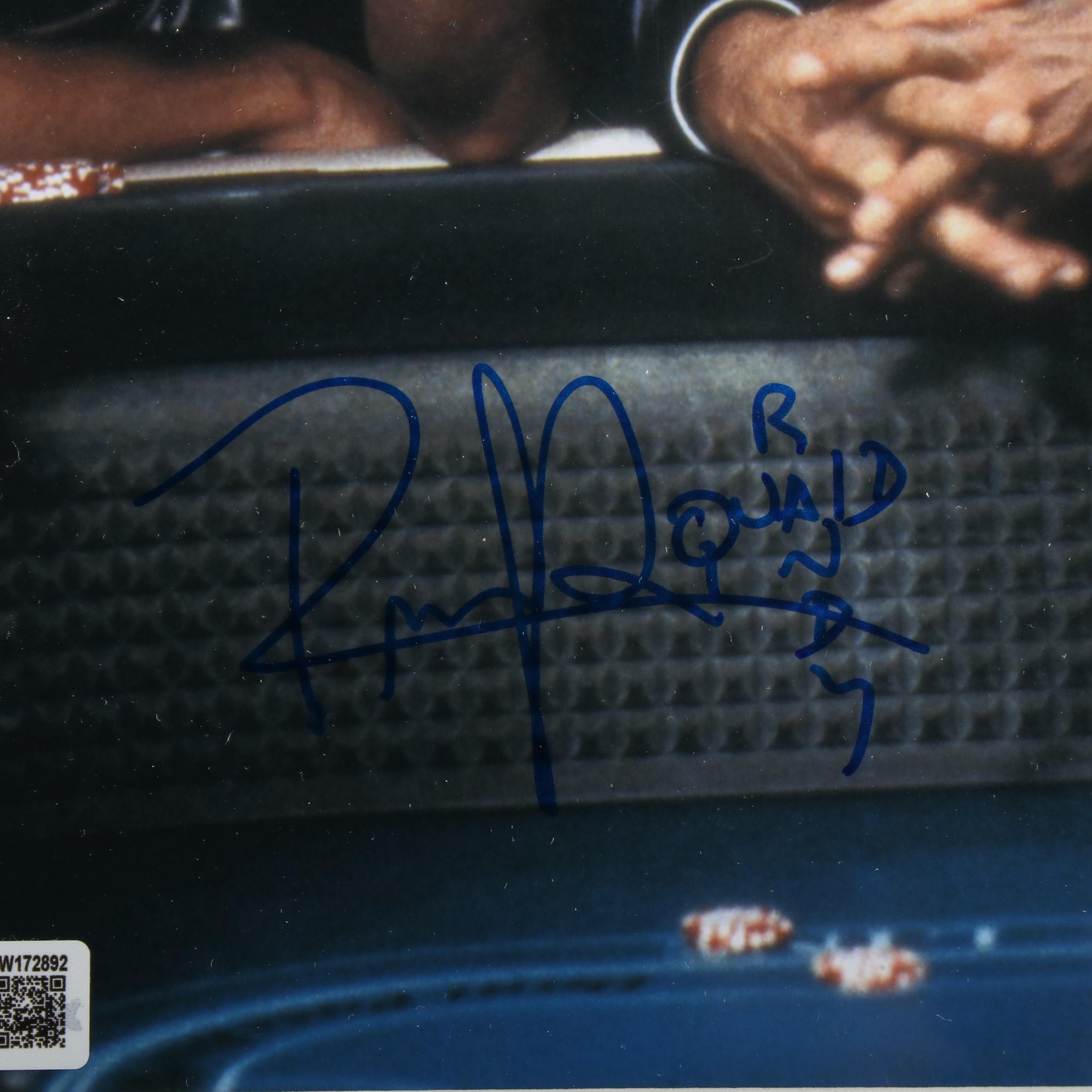 Randy Quaid Signed “Vegas Vacation” Cousin Eddie Print in Matted Frame, Beckett