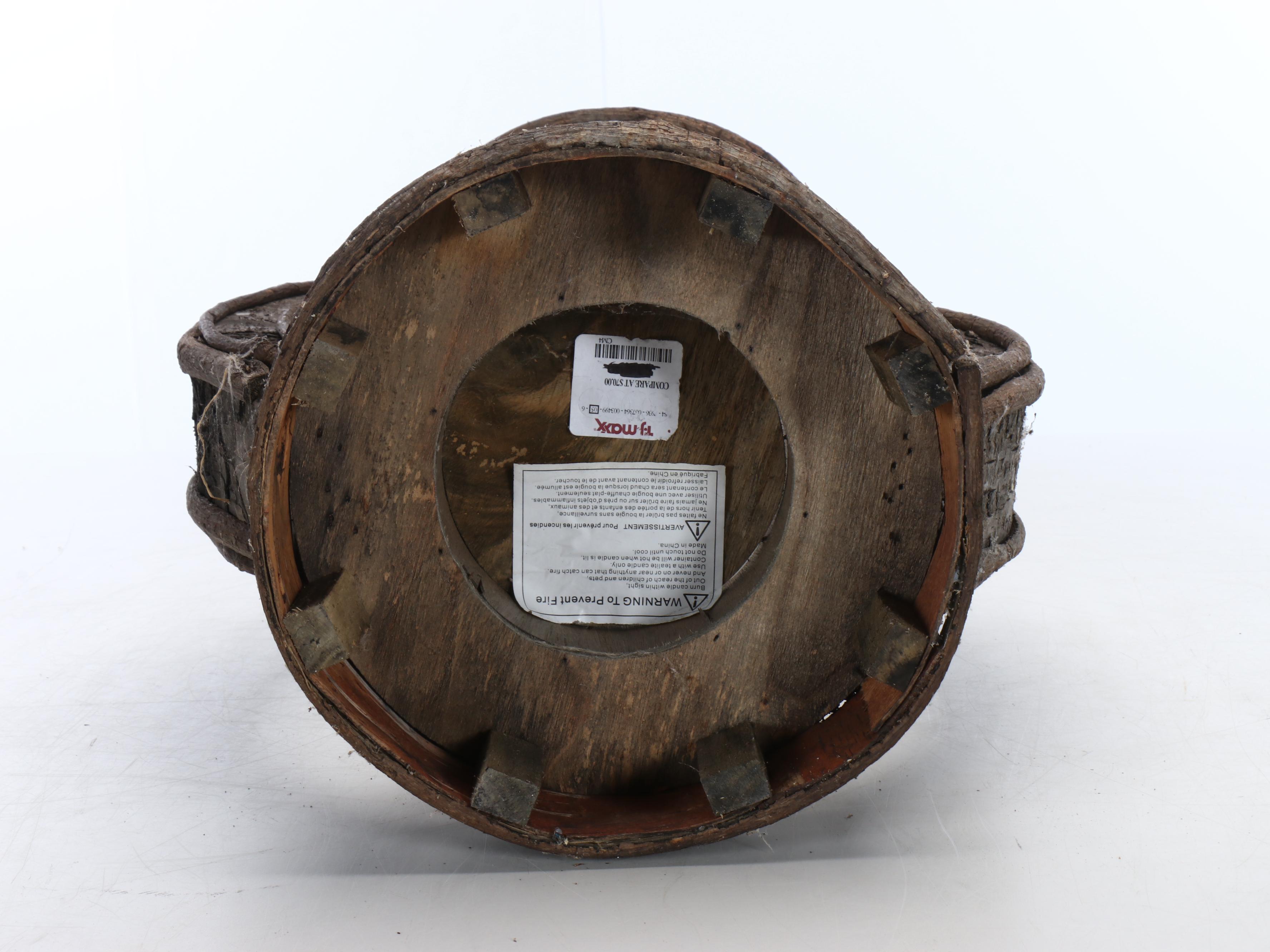 Folk Art Style Wooden Lantern