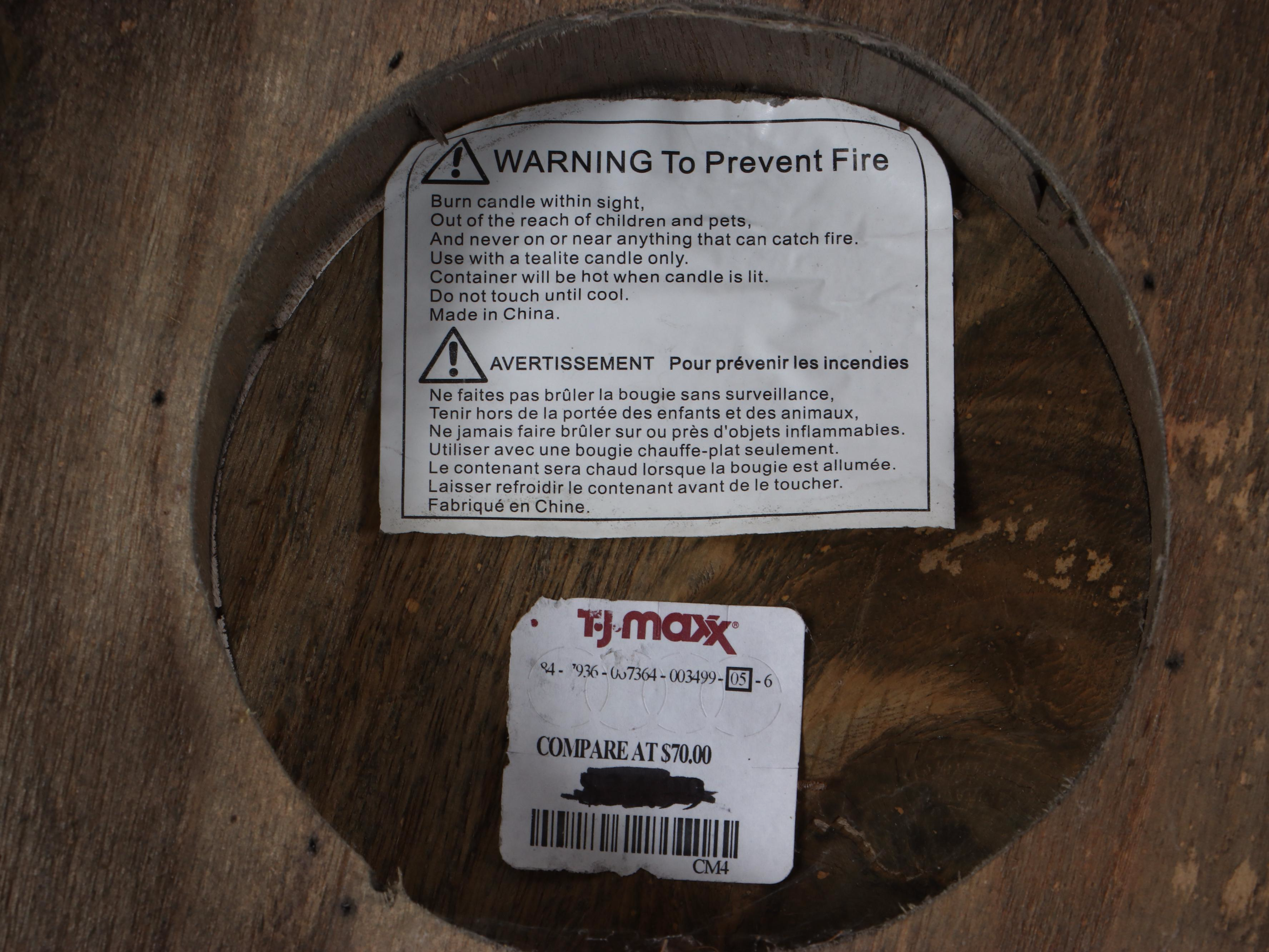 Folk Art Style Wooden Lantern