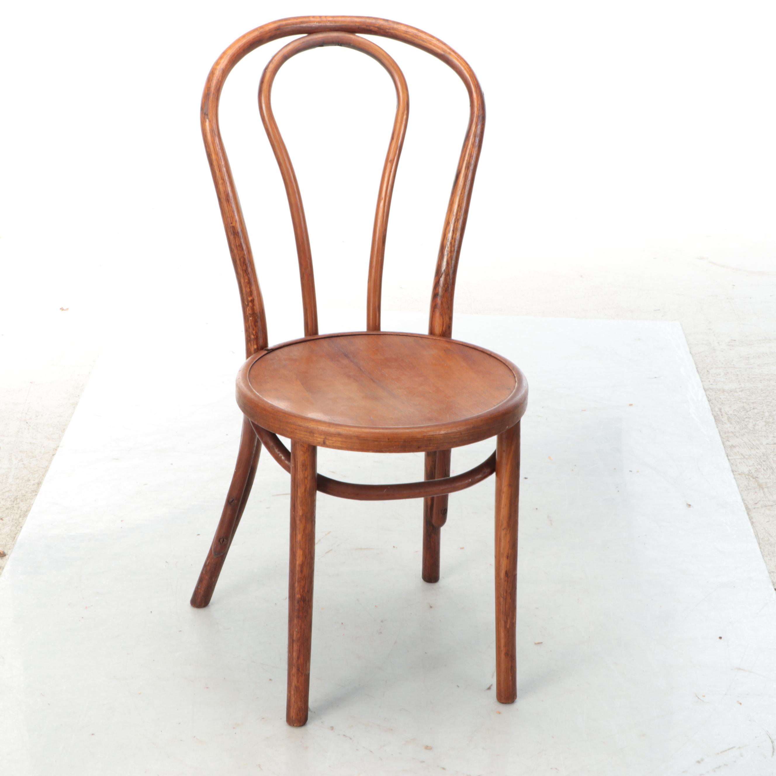 Bentwood Style Wooden Side Chairs