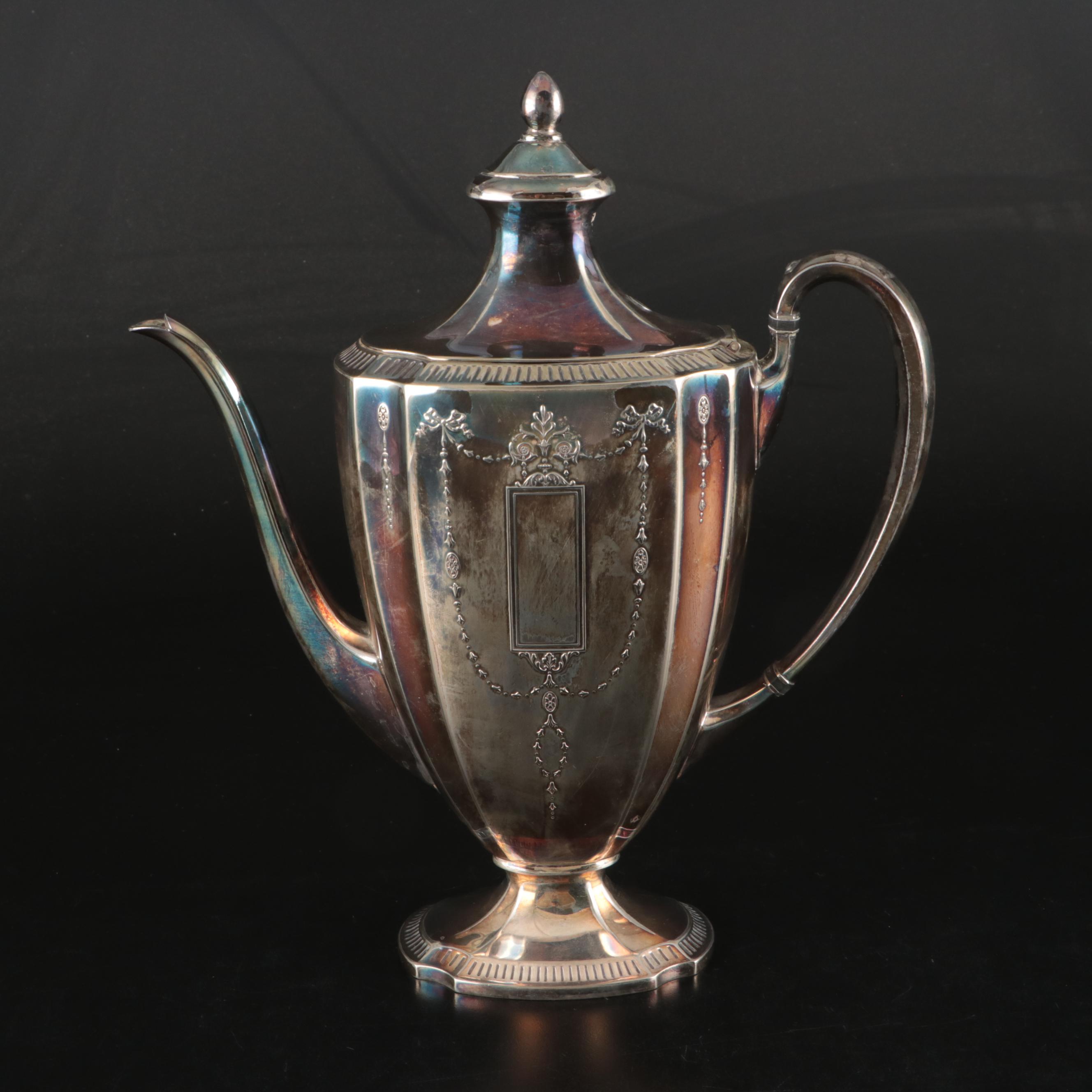 Community Plate Regency Style with Other Silver Plate Tea and Coffee Sets