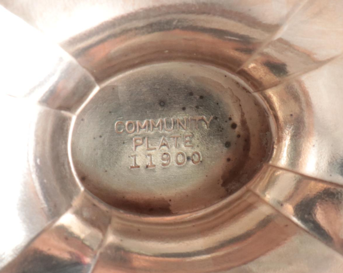 Community Plate Regency Style with Other Silver Plate Tea and Coffee Sets