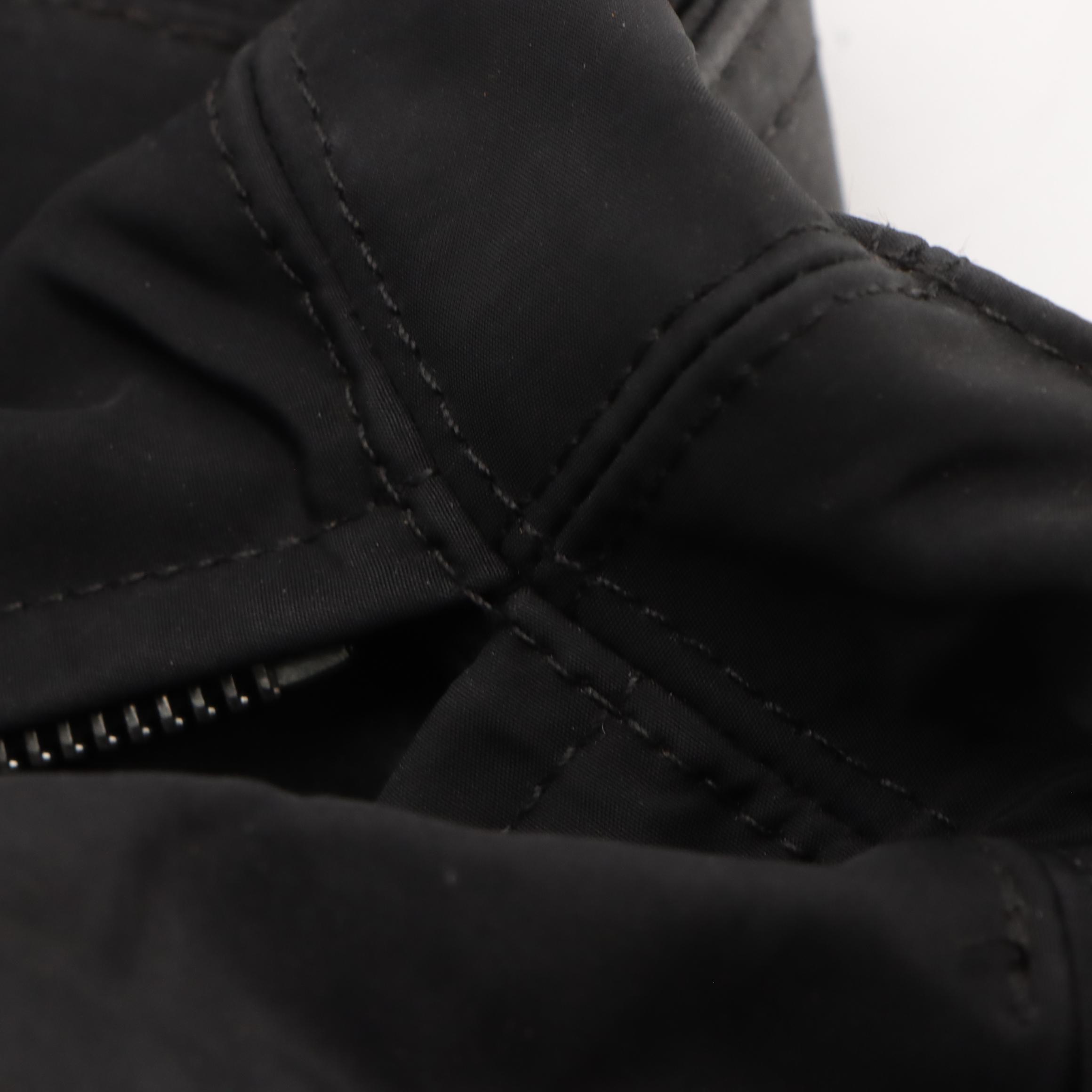 Hermès Acapulco Tote Bag in Black Nylon and Leather