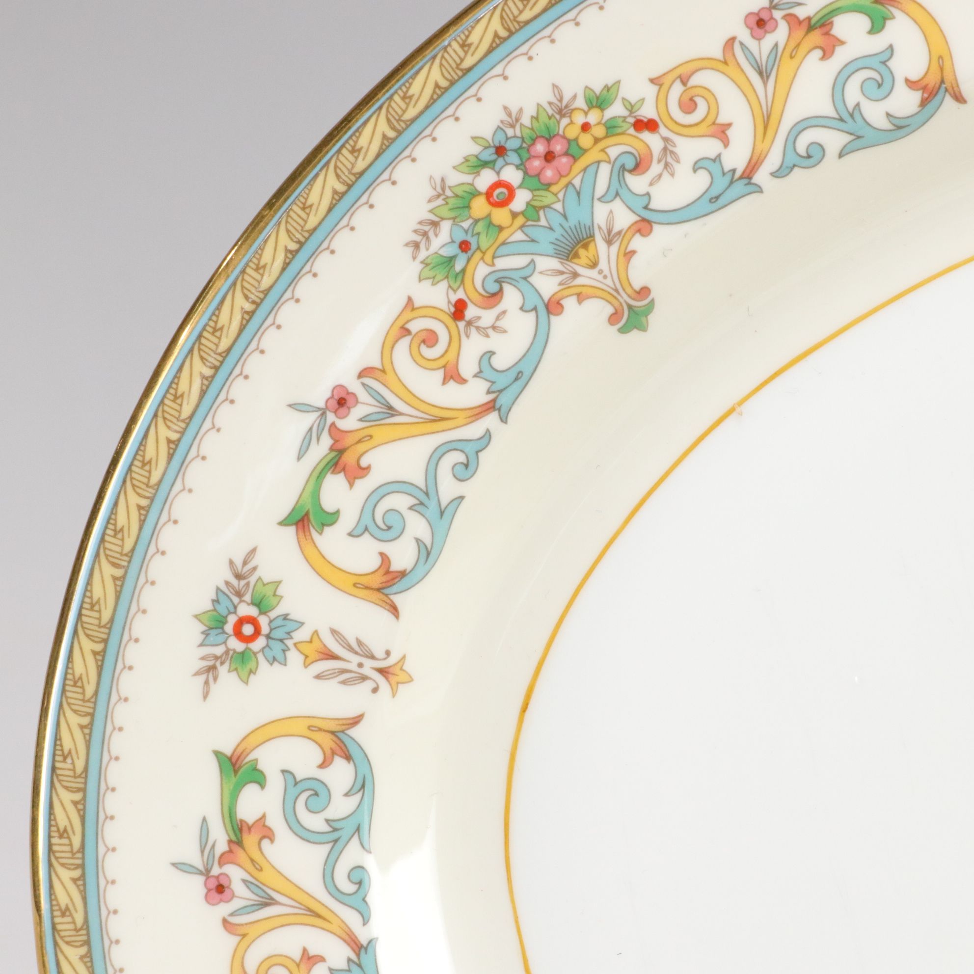 Aynsley "Henley" Bone China Teapot, Platter, and Dinnerware