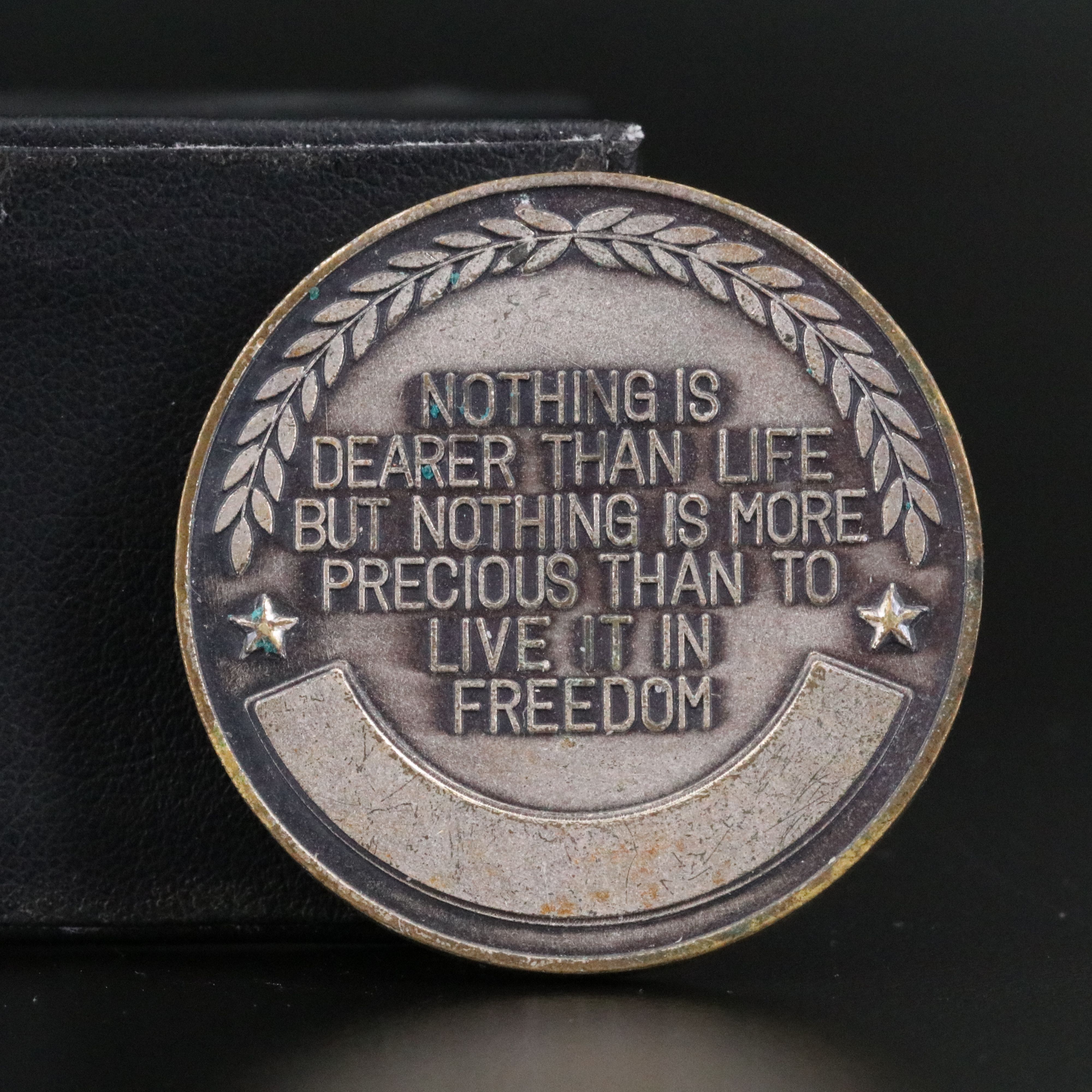 Three Medals Including a Replica Continental Dollar Token