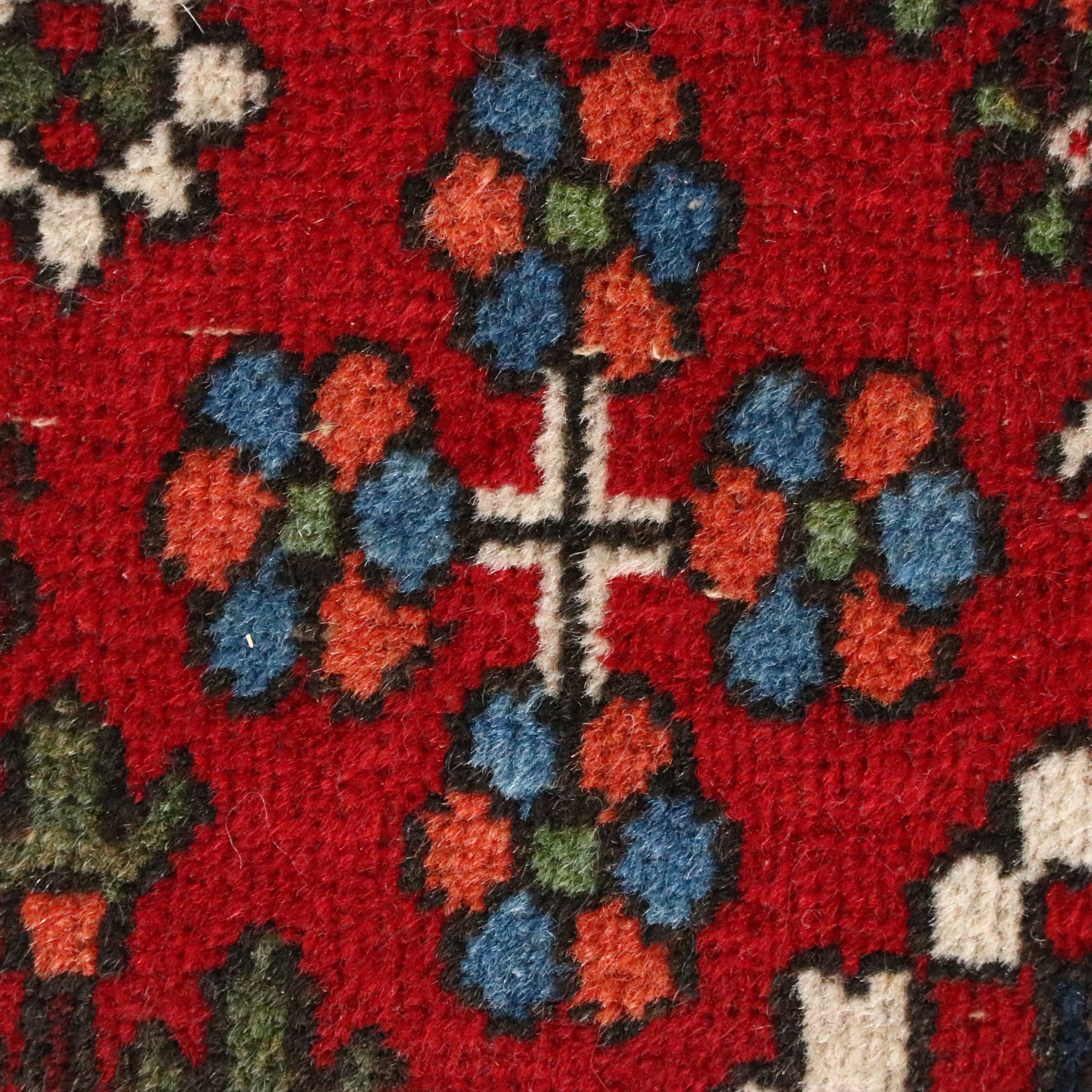 1'11 x 5'5 Hand-Knotted Persian Josheqan Accent Rug