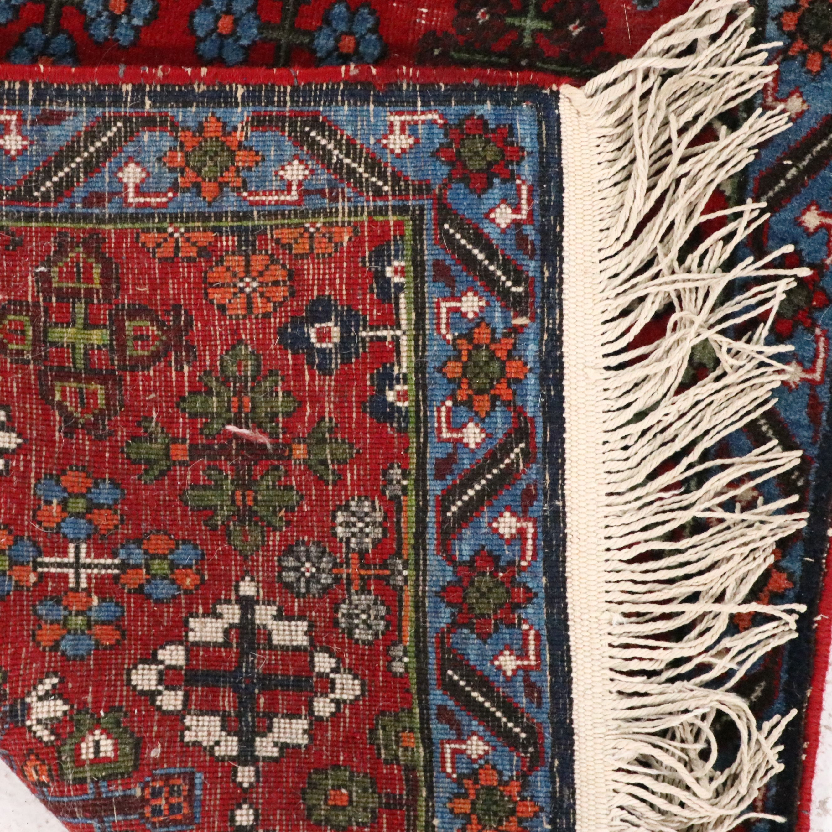 1'11 x 5'5 Hand-Knotted Persian Josheqan Accent Rug