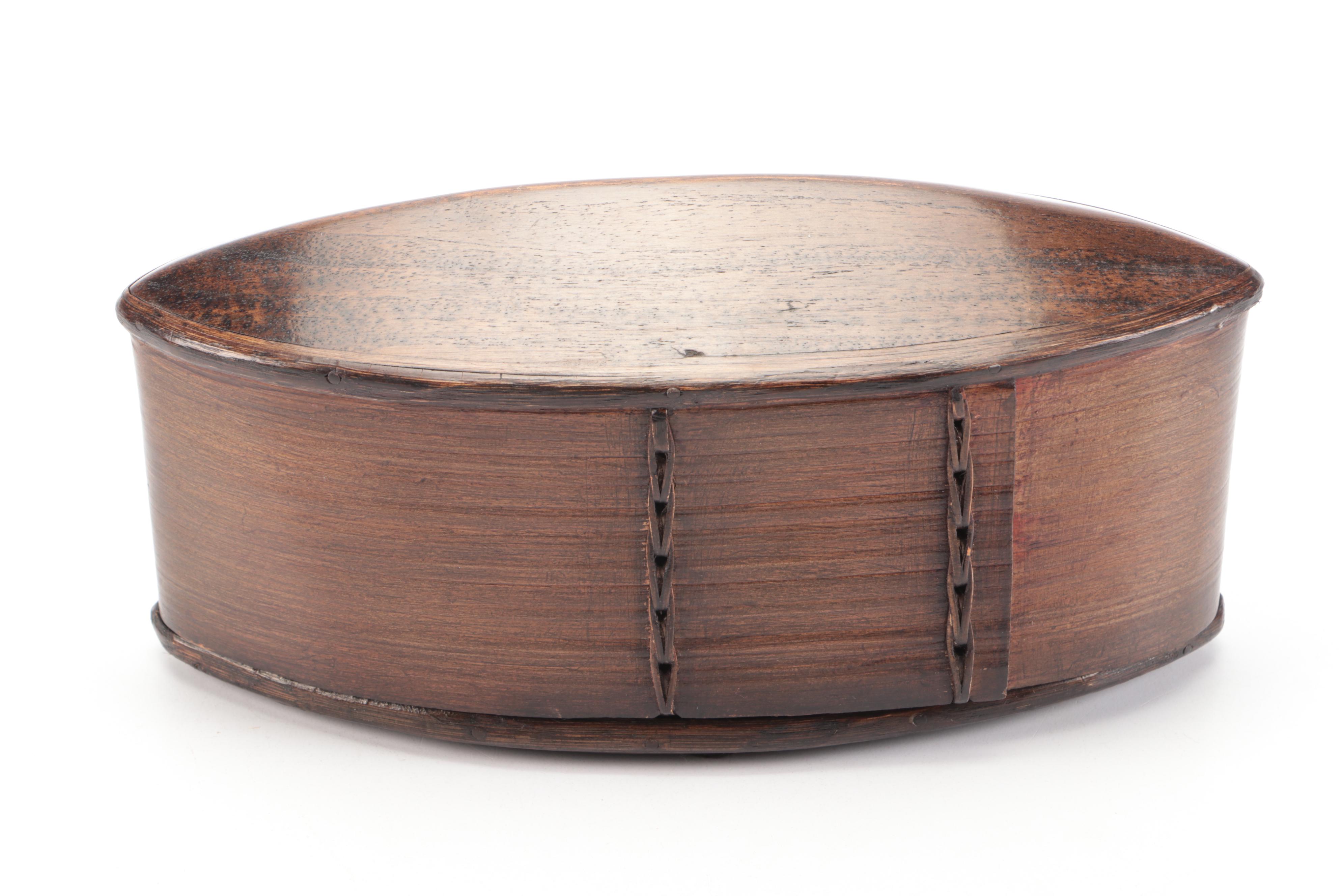 Polished Burl Wooden Bowls with Decorative Box
