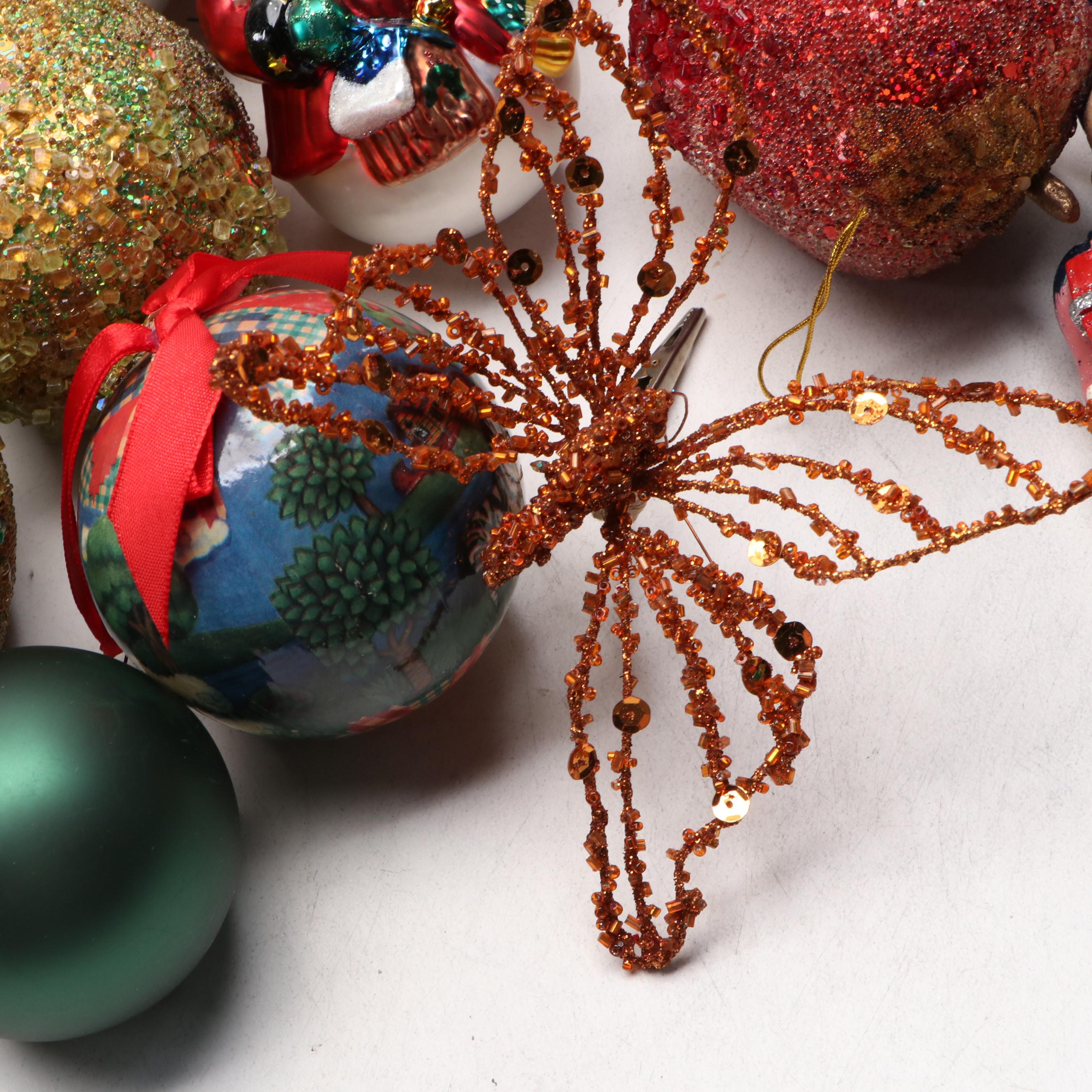 Christmas Ornaments, Doorstop and Tabletop Décor