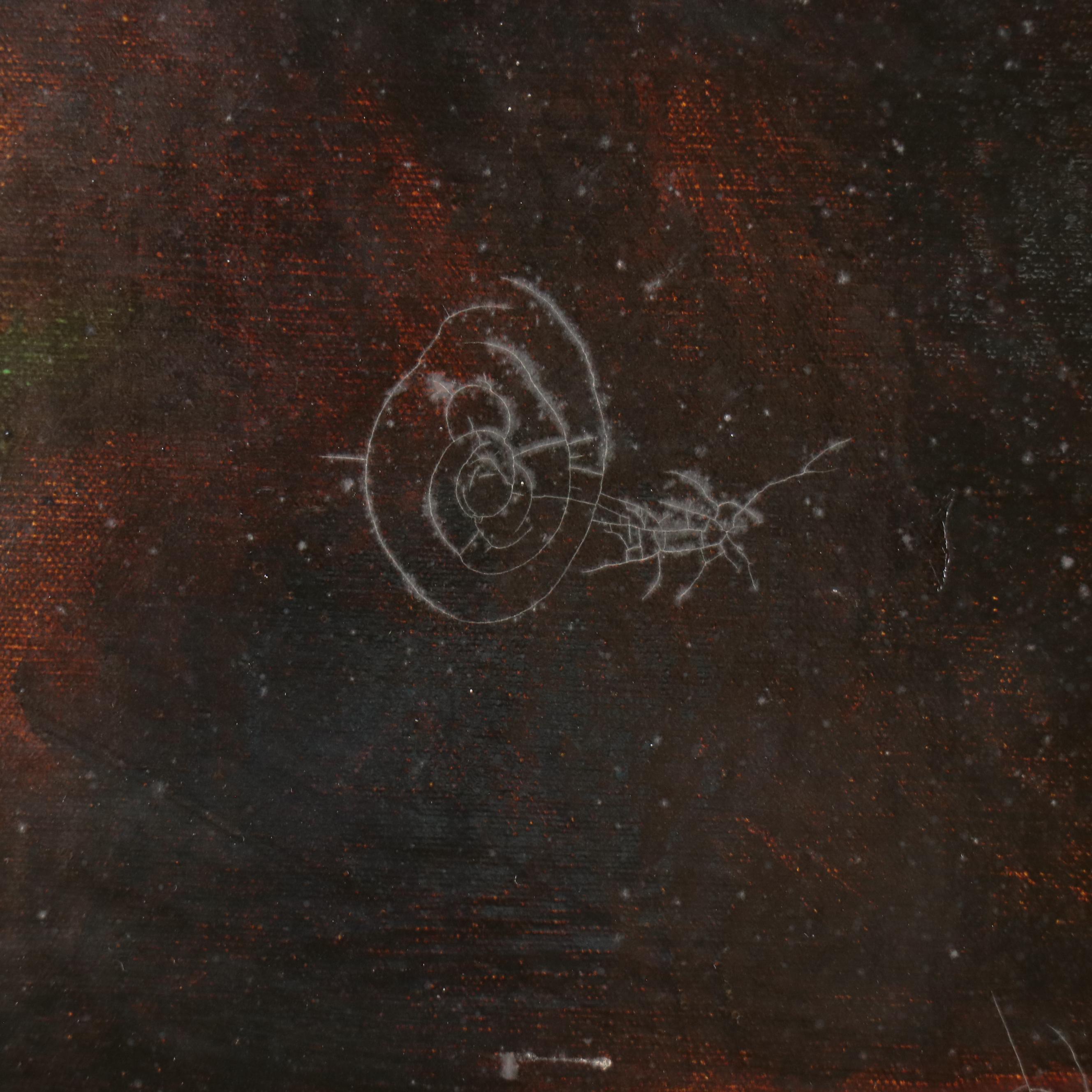 Mixed Media Composition "18th Century English Painting of Dogs No. 1," 1969