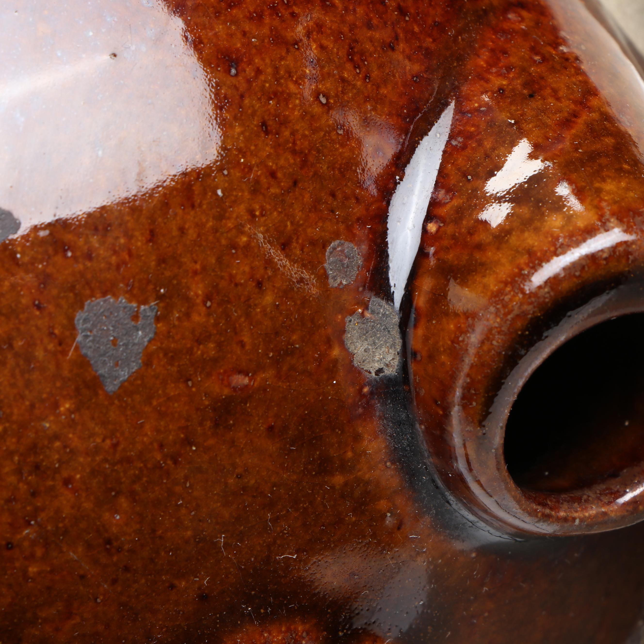 American Salt Glazed Two-Gallon Jug with Other Dip Glaze Jugs