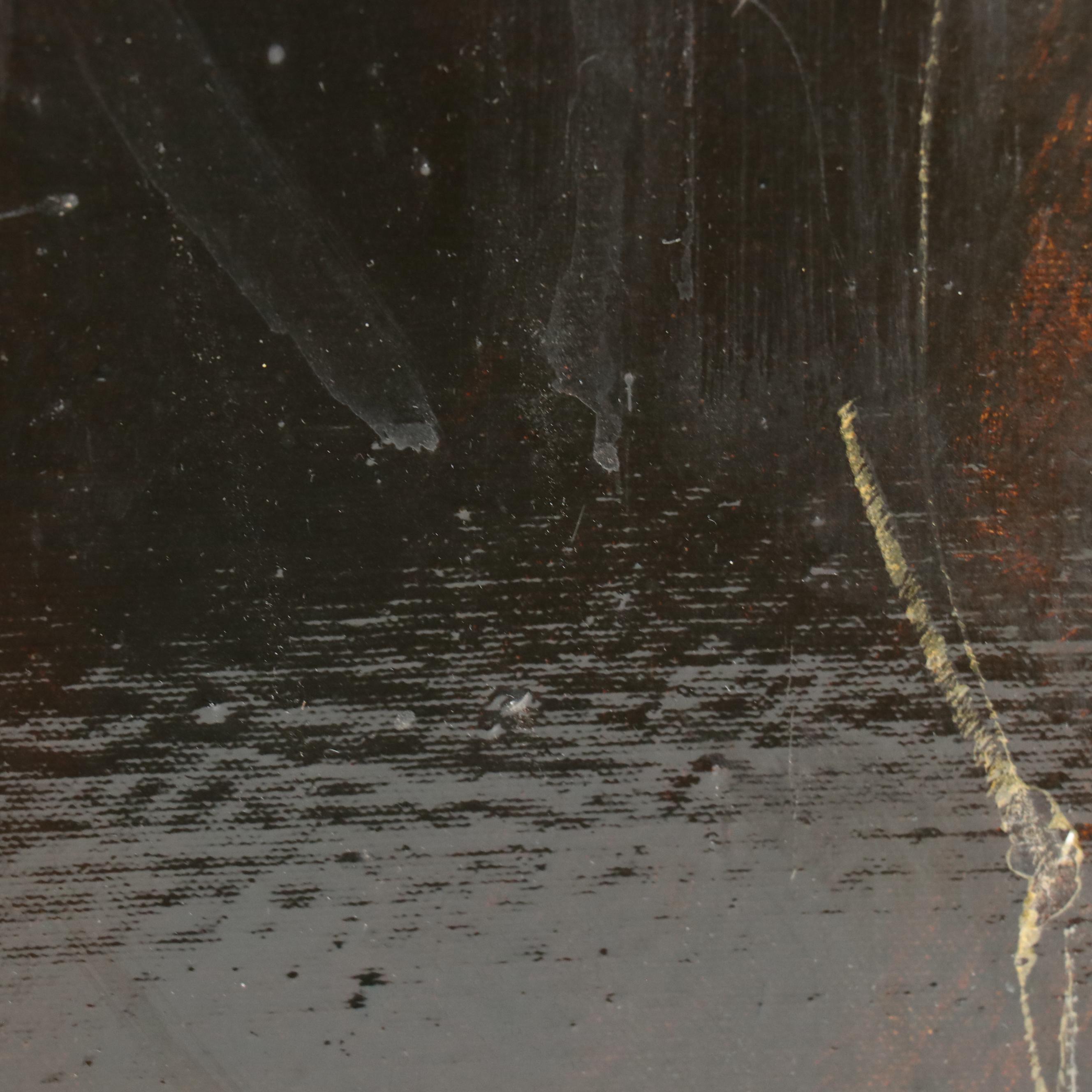 Mixed Media Composition "18th Century English Painting of Dogs No. 1," 1969