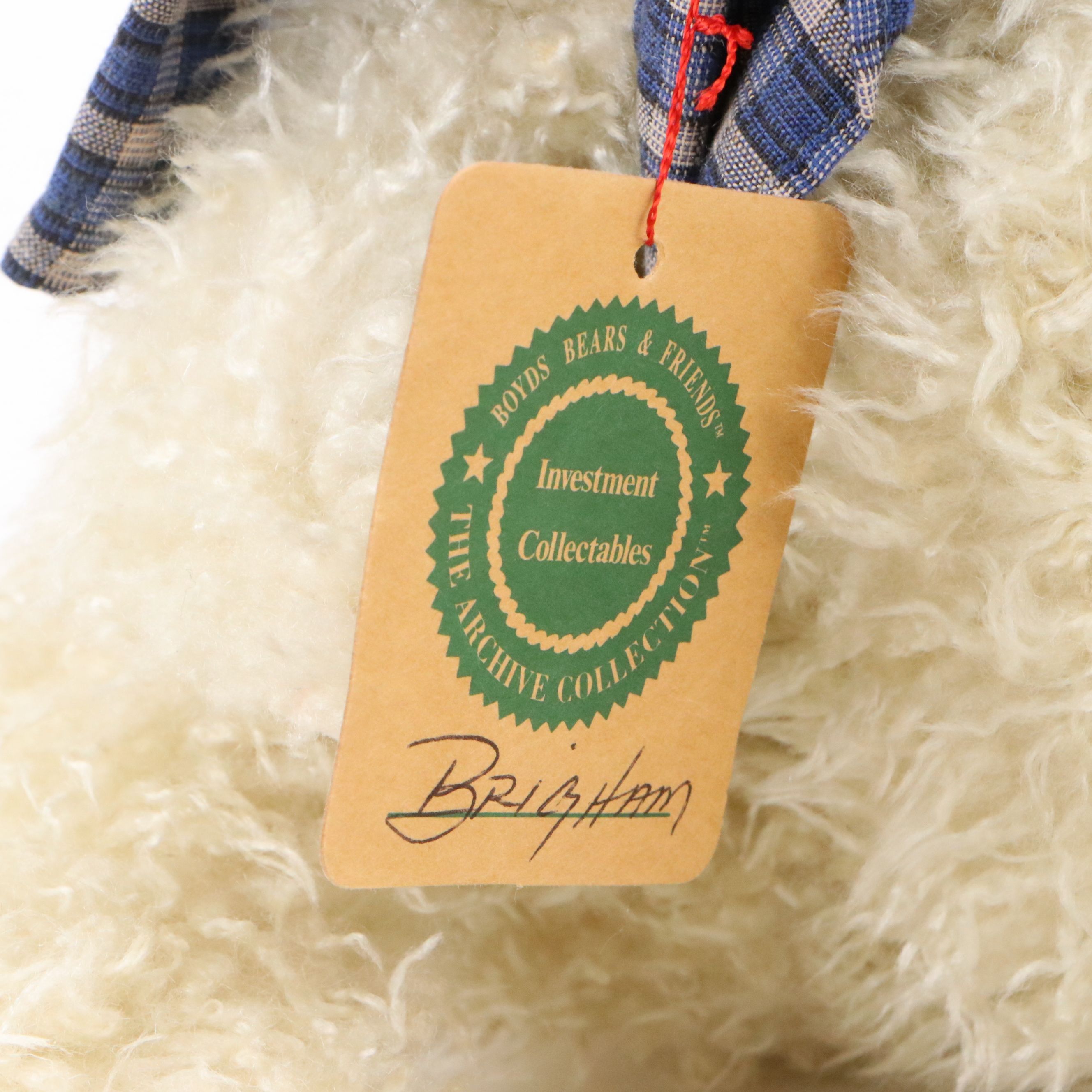 Boyds Bears "Brigham" Jointed Stuffed Animal, 1996