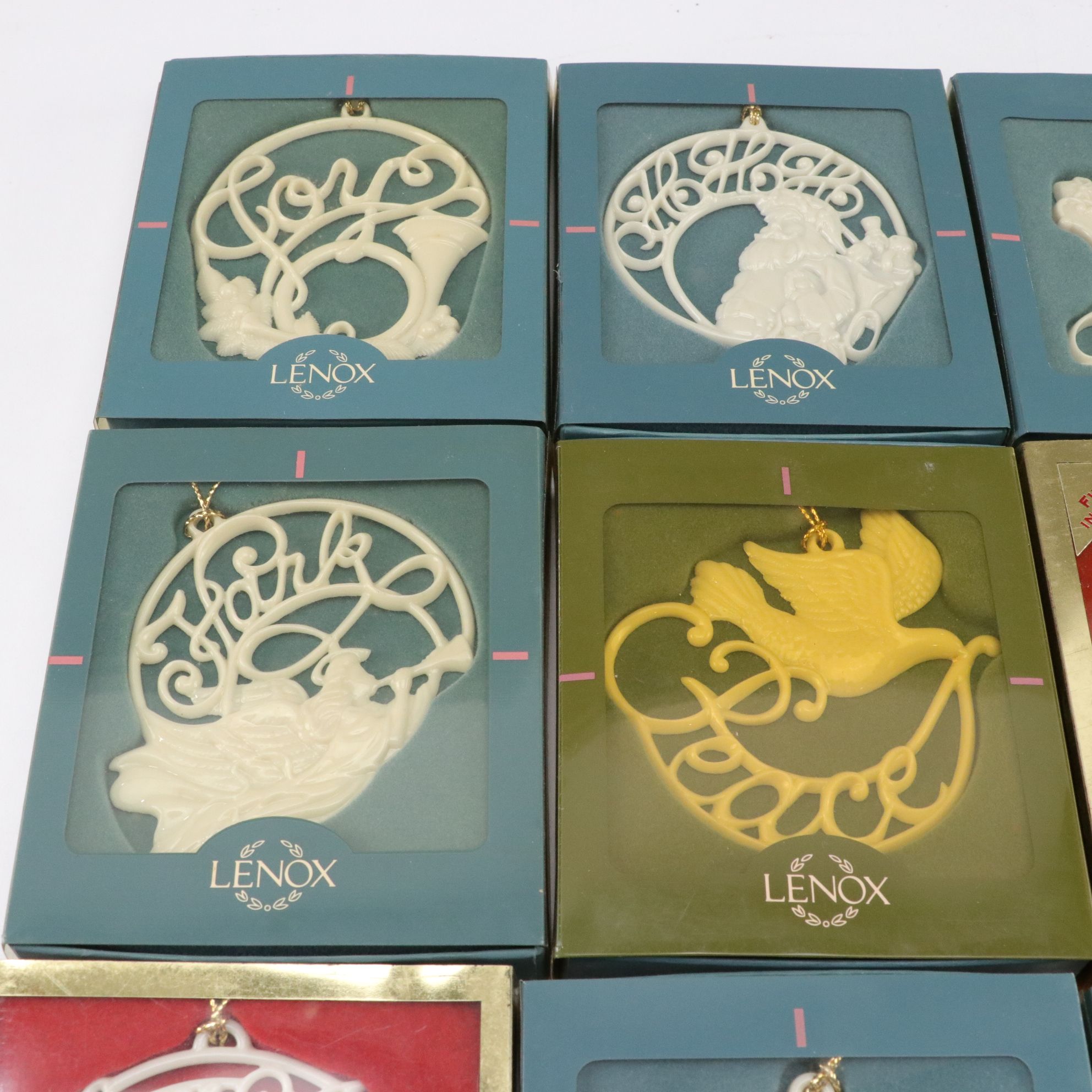 Lenox Porcelain Christmas Ornaments