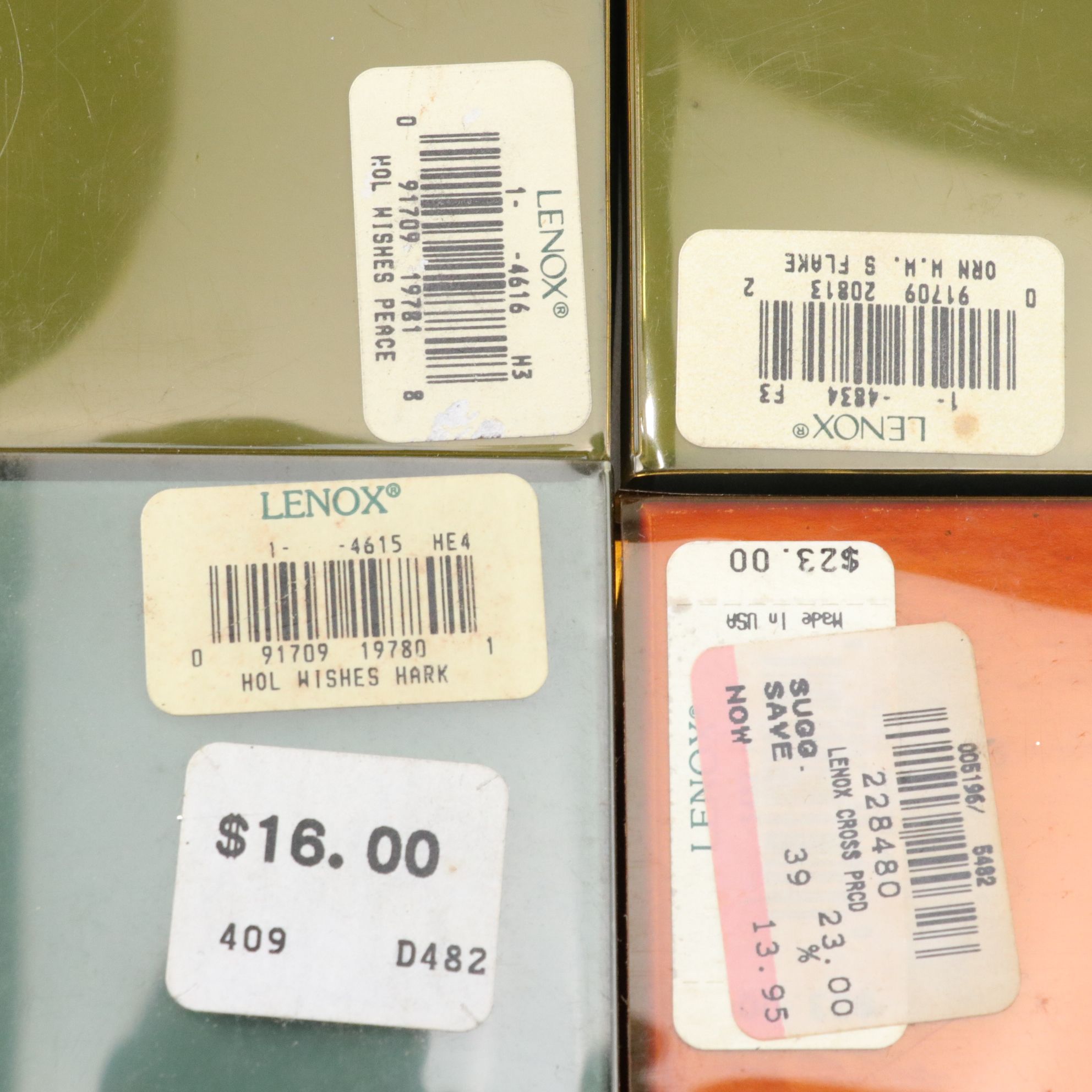 Lenox Porcelain Christmas Ornaments