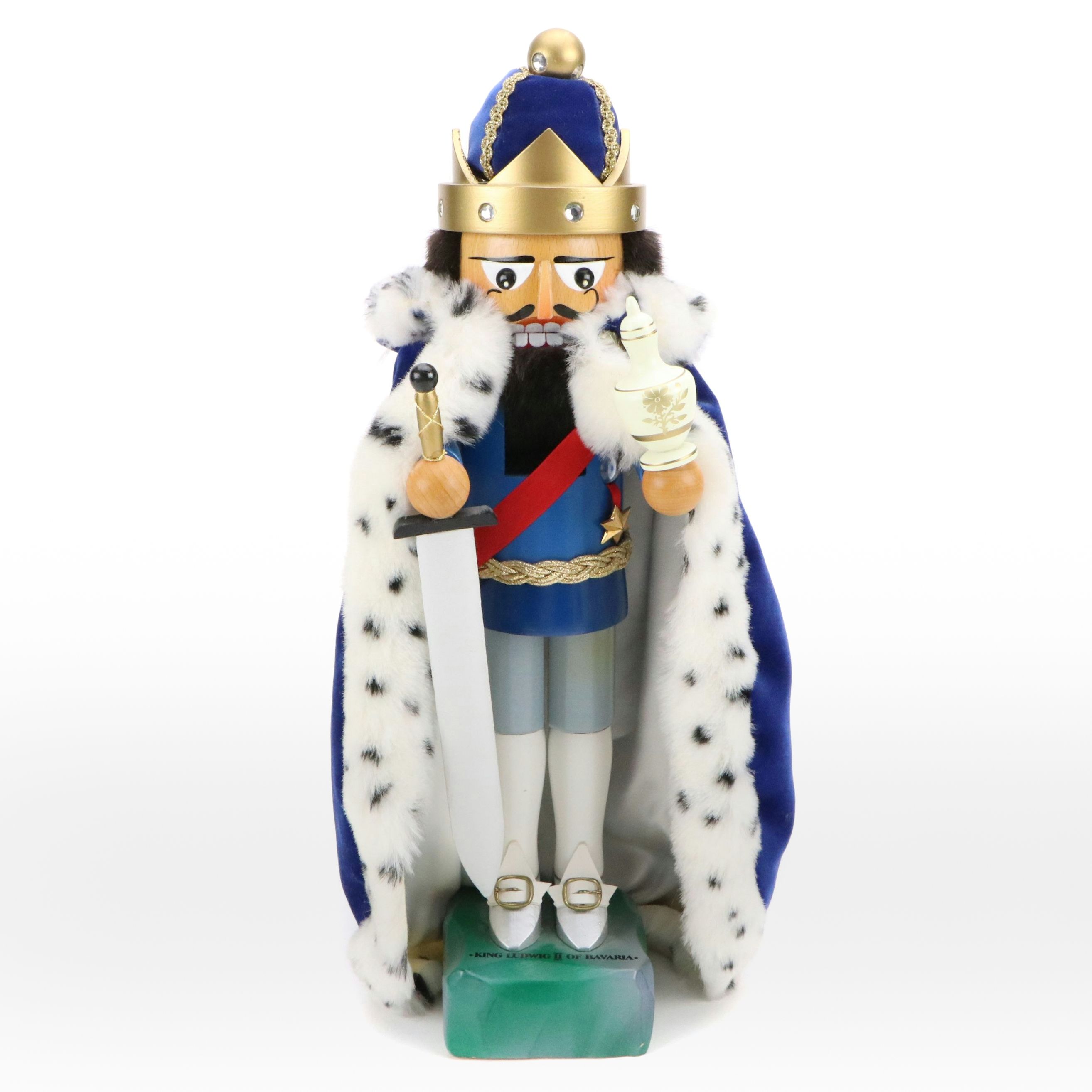 Steinbach German Handmade "King Ludwig II of Bavaria" Wood Nutcracker