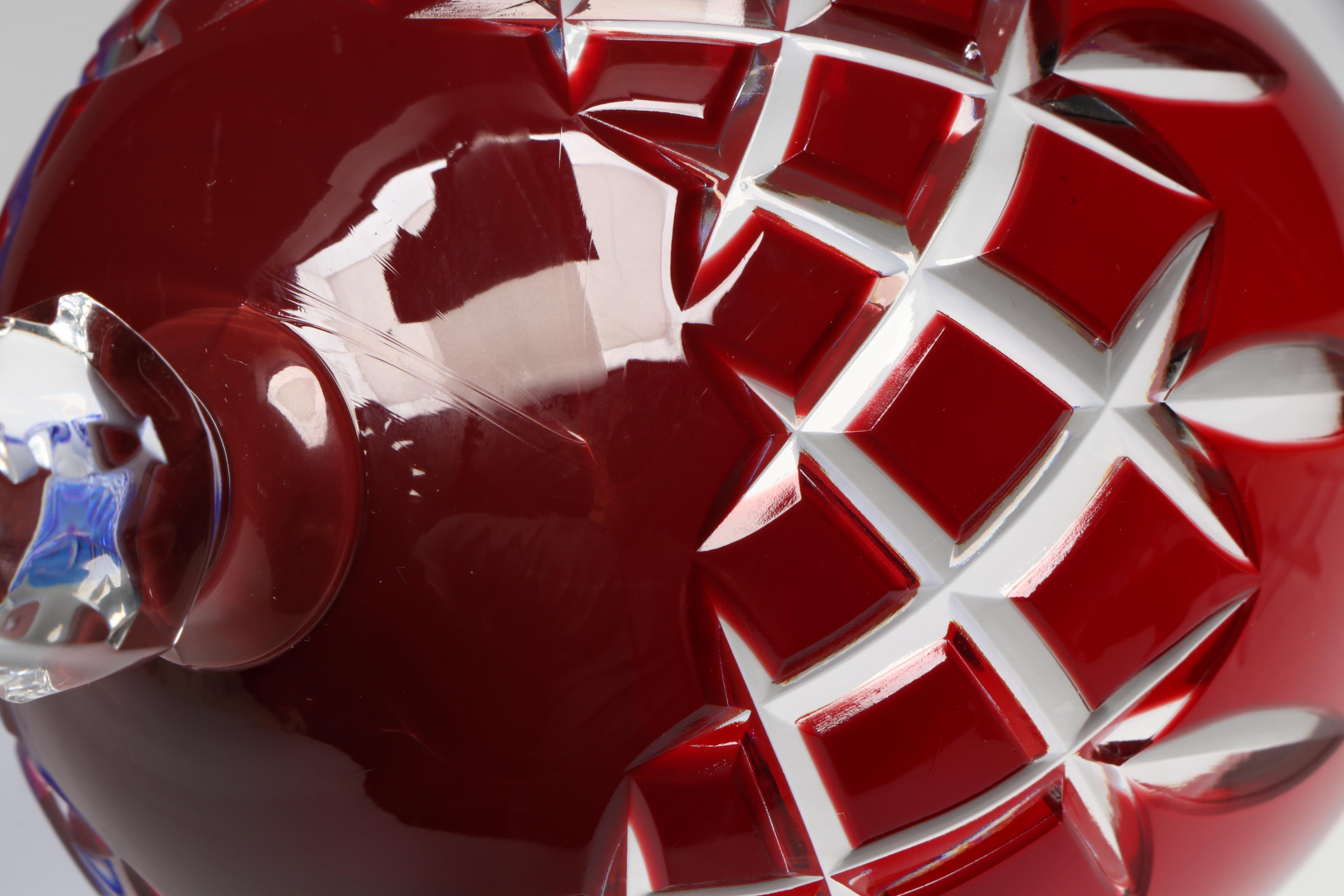 Ajka "Arabella" Cut to Clear Wine Hocks with Cristal d'Arques "Pavane" Goblets