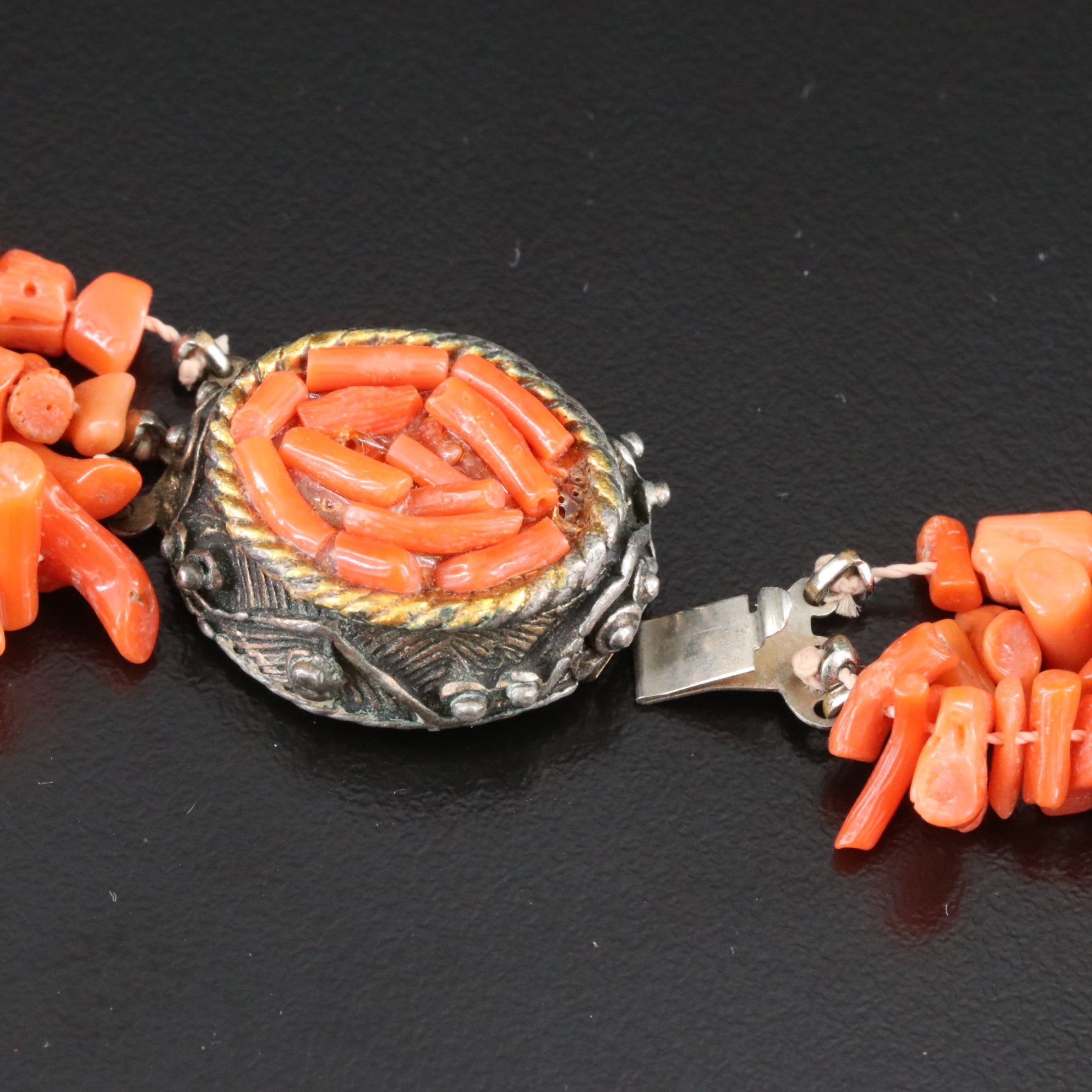 Tiered Branch Coral Necklace