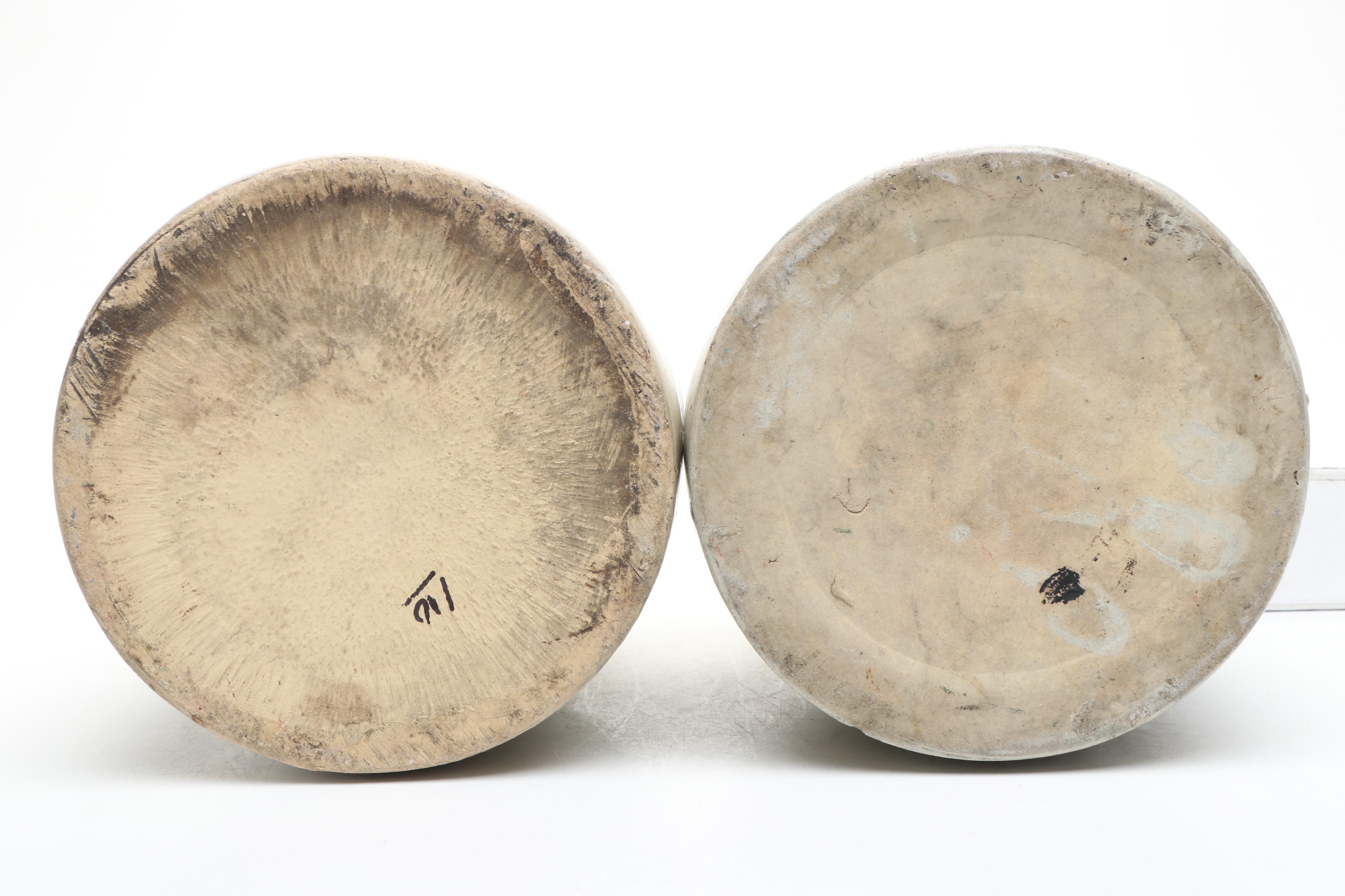 Pair of Primitive Stoneware Jugs, Late 19th/ Early 20th Century