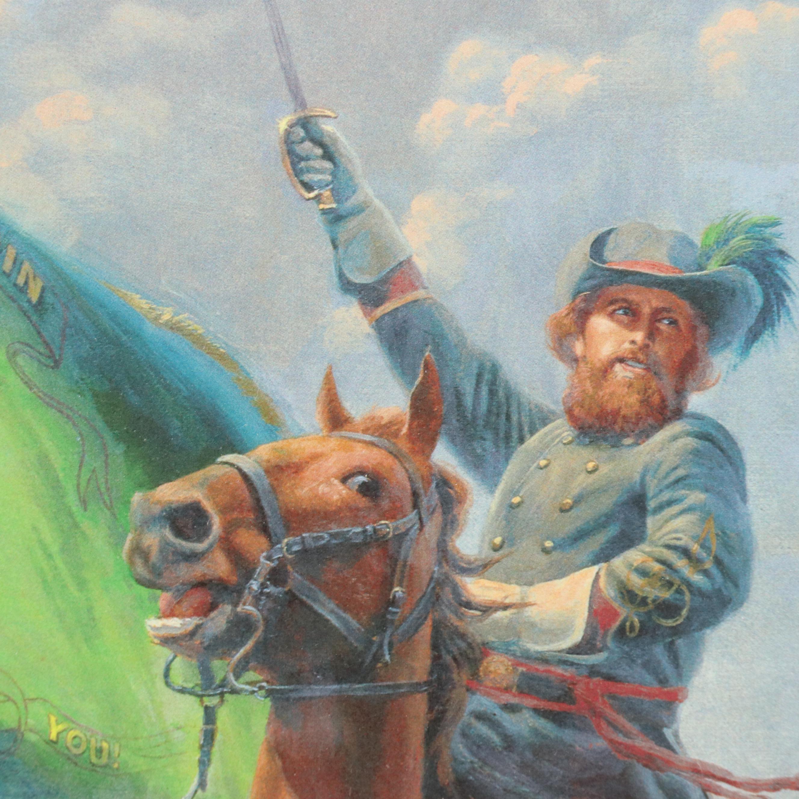 Mort Künstler Offset Lithograph "Rebel Sons of Erin," 1996