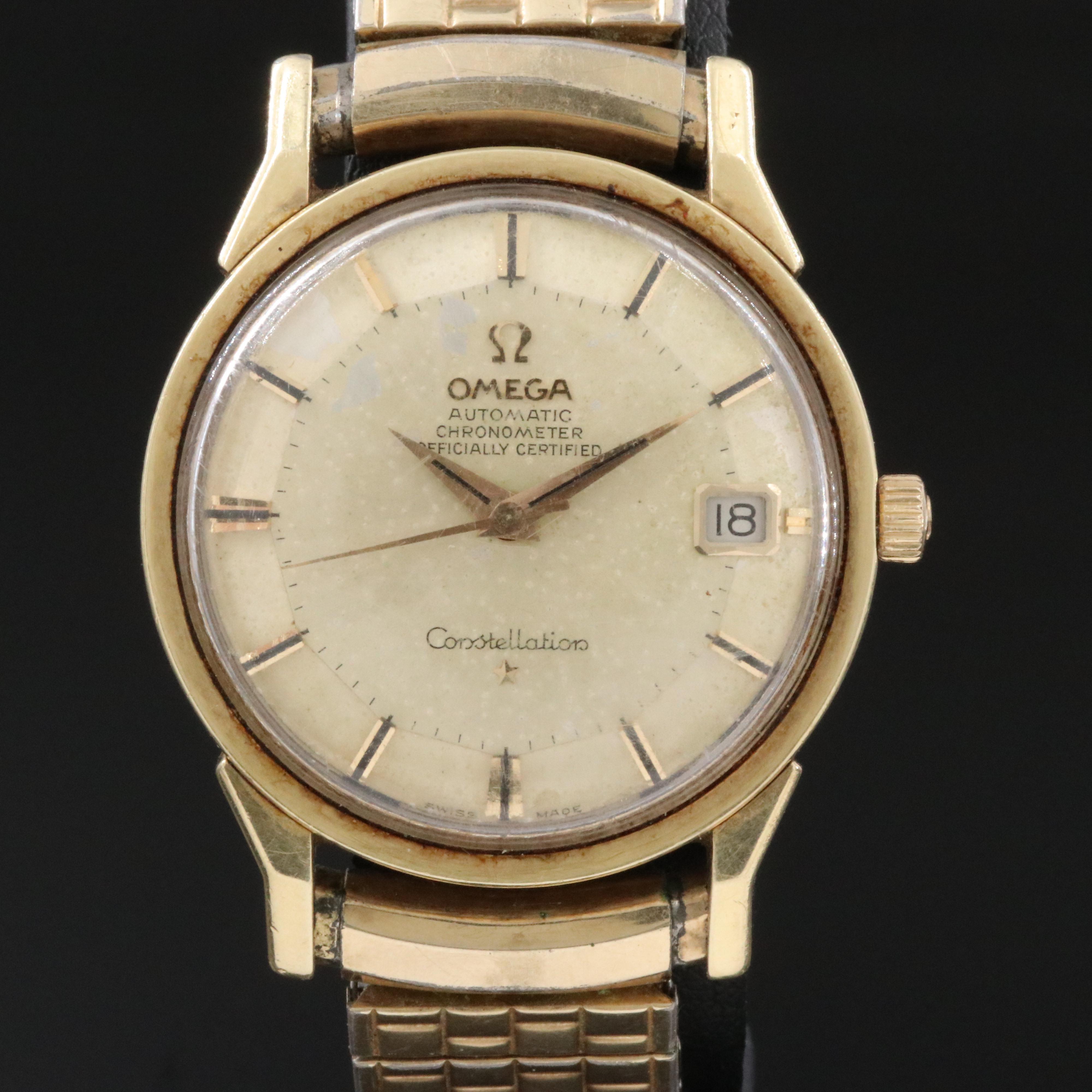 Omega Constellation Pie Pan Dial Vintage Watch c.1966