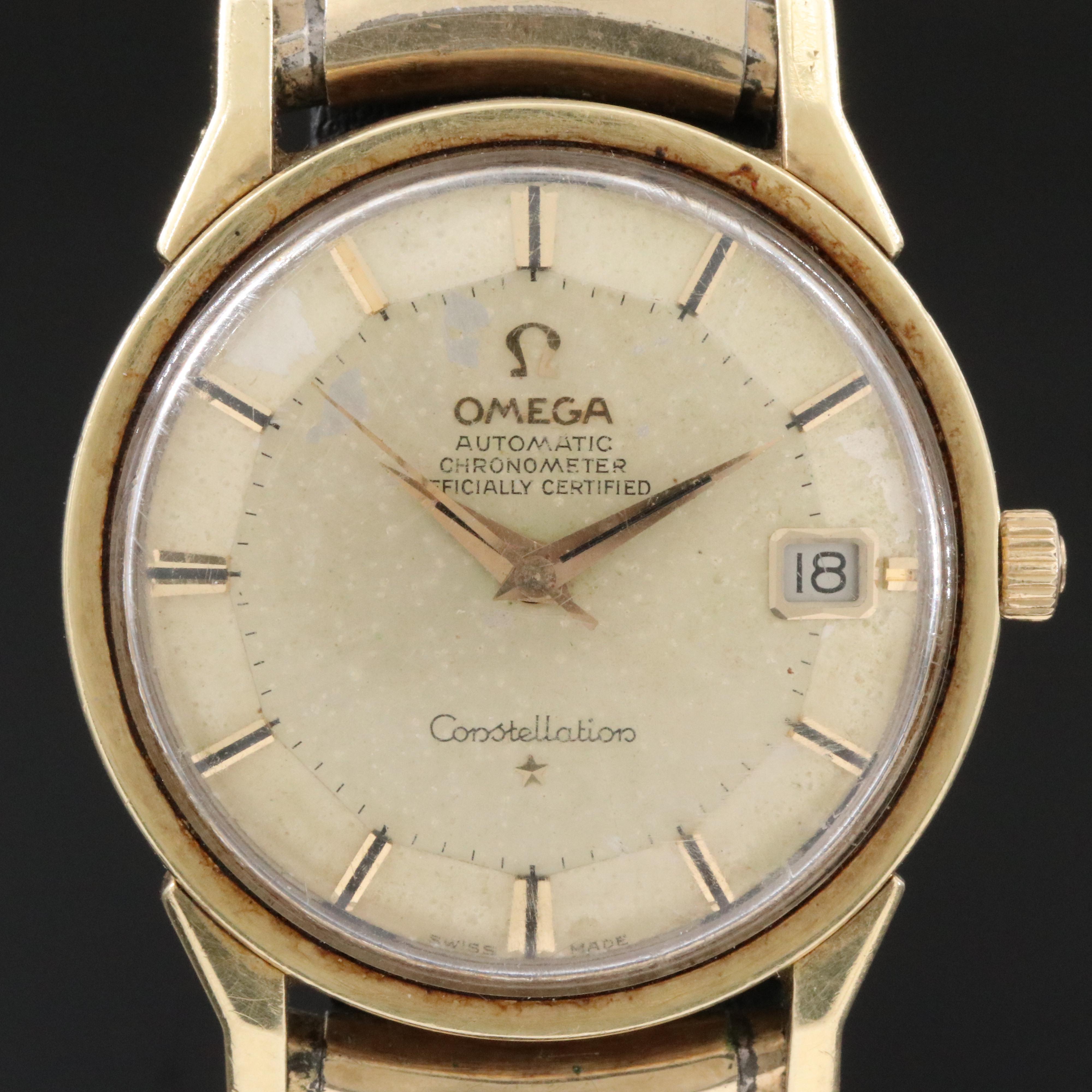 Omega Constellation Pie Pan Dial Vintage Watch c.1966