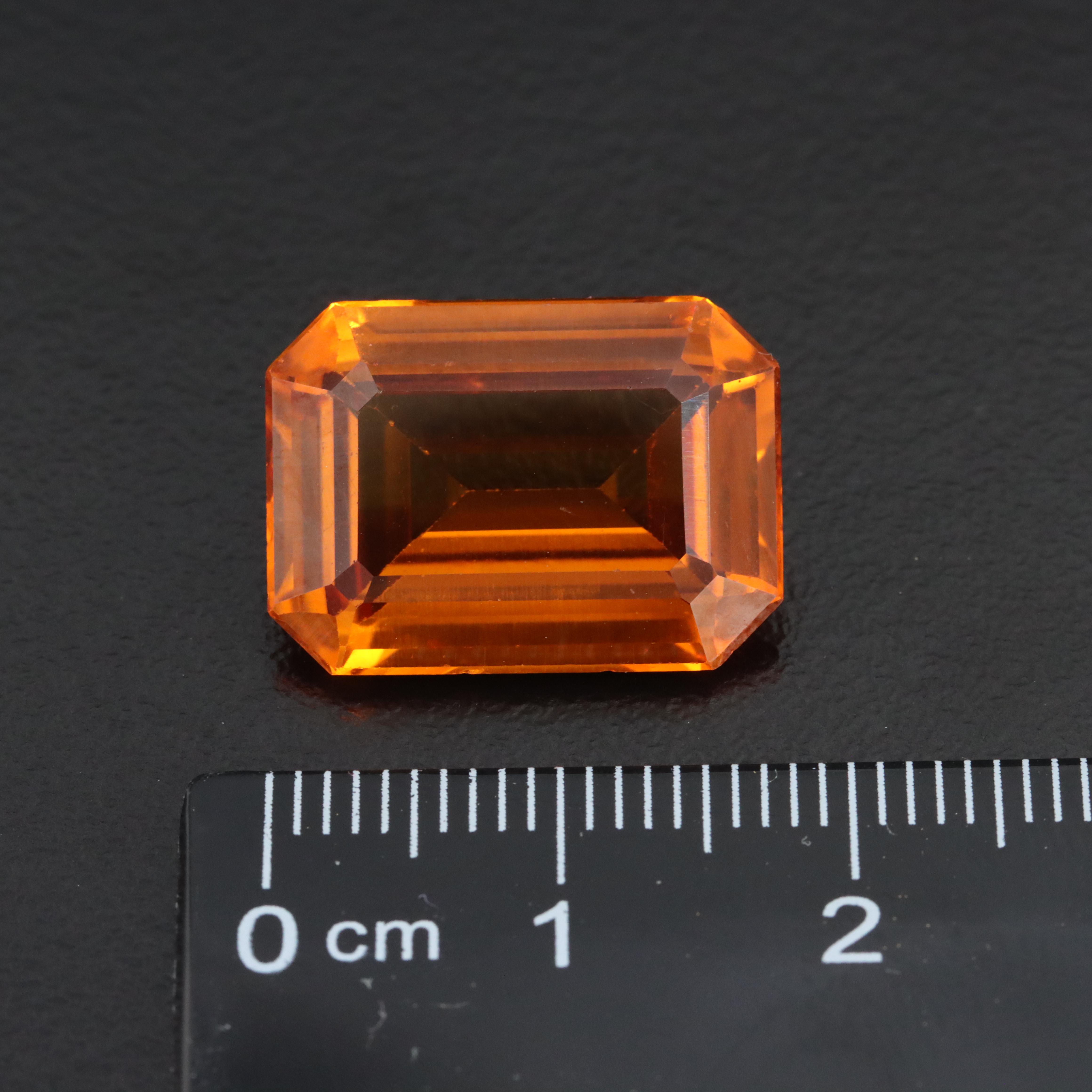 Loose 16.74 CT Lab Grown Sapphire