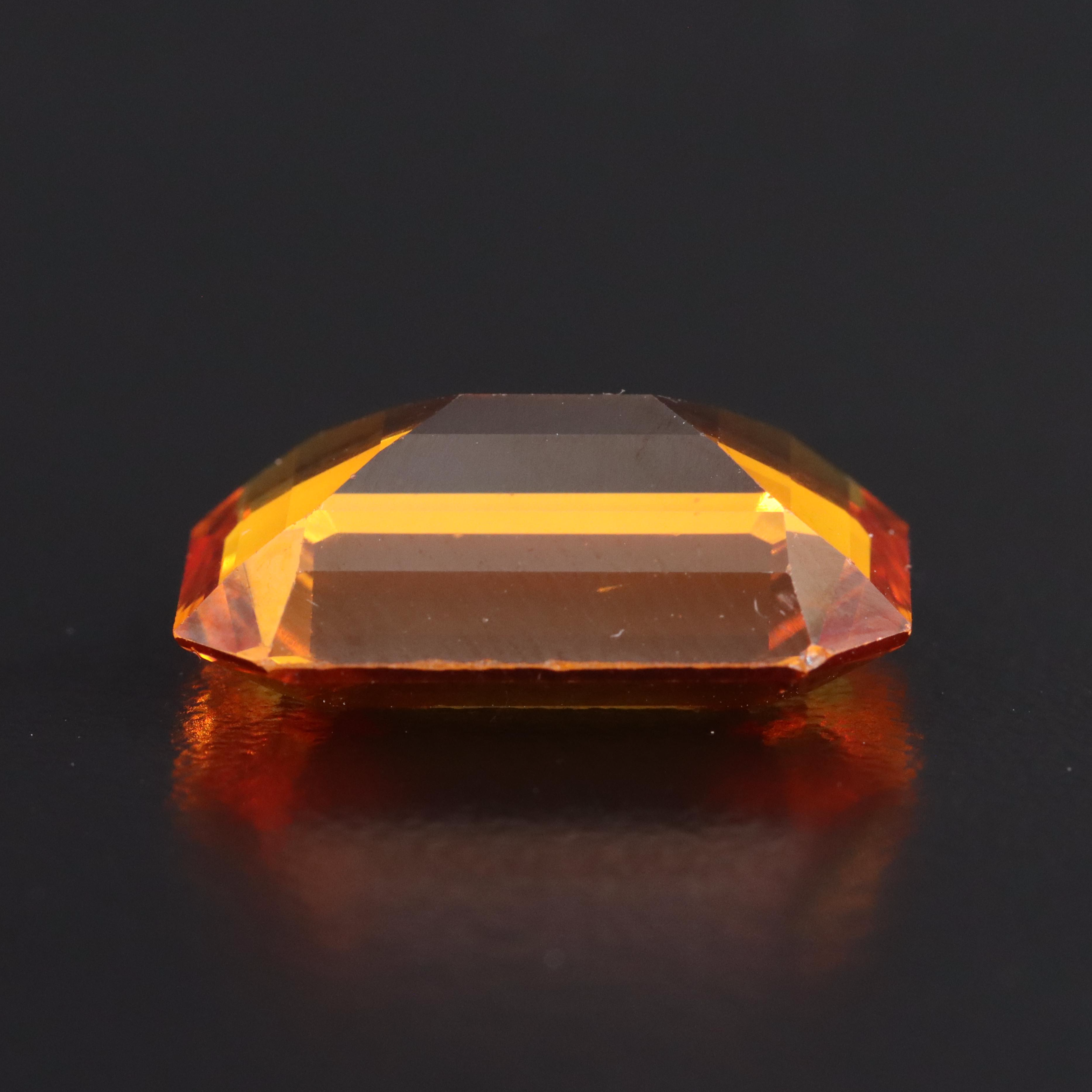 Loose 16.74 CT Lab Grown Sapphire