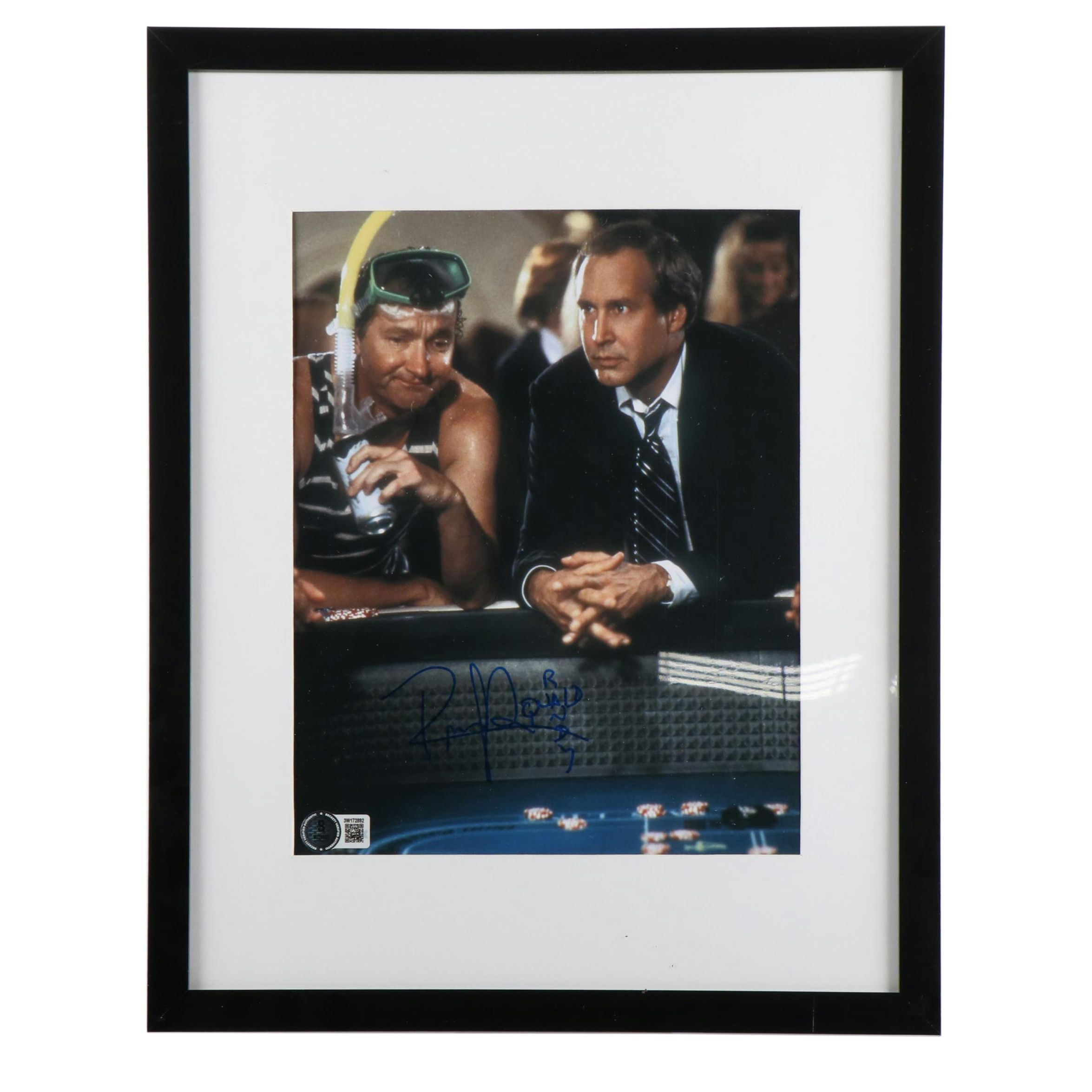 Randy Quaid Signed “Vegas Vacation” Cousin Eddie Print in Matted Frame, Beckett