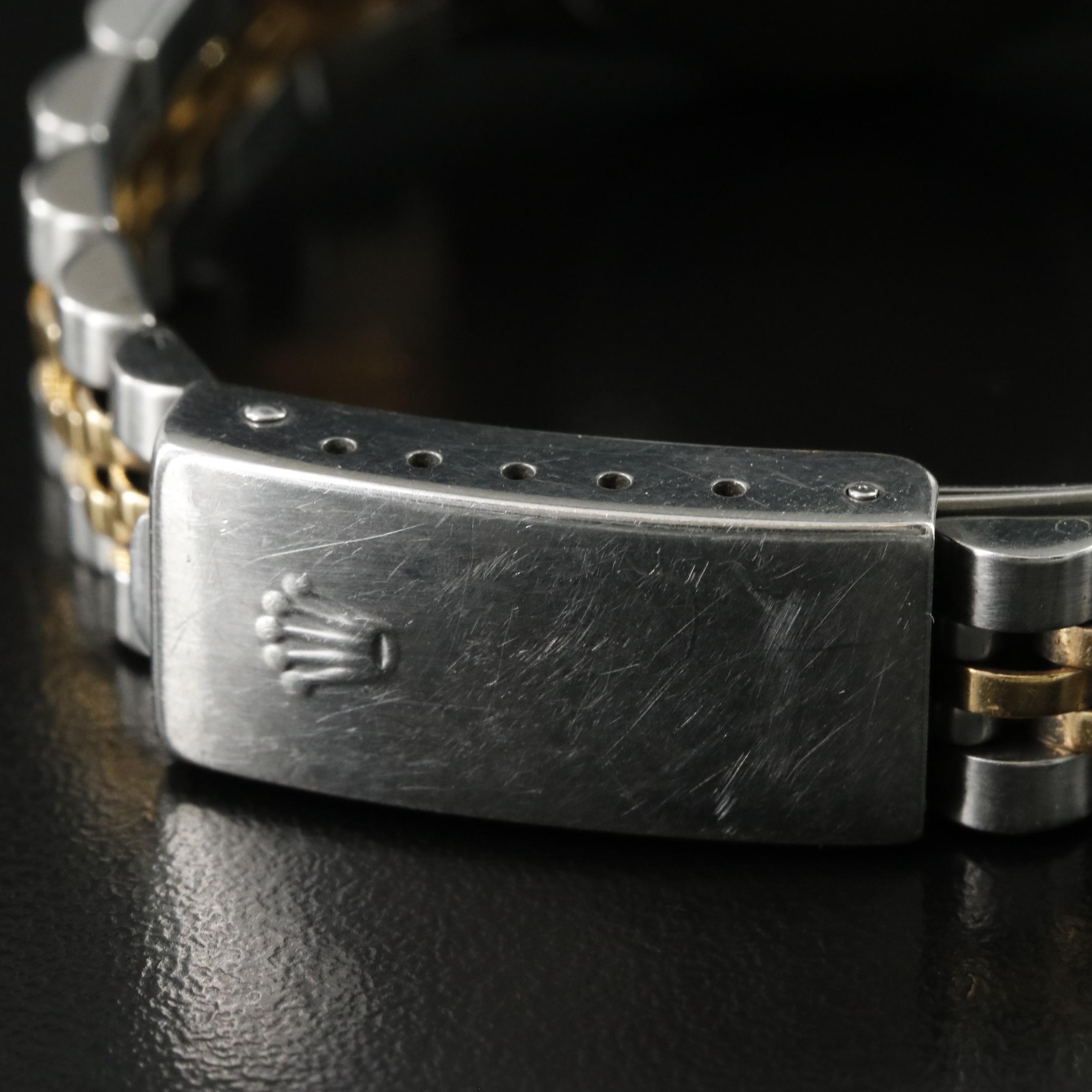 1990 Rolex Custom Diamond Dial Datejust Model 69173 Watch