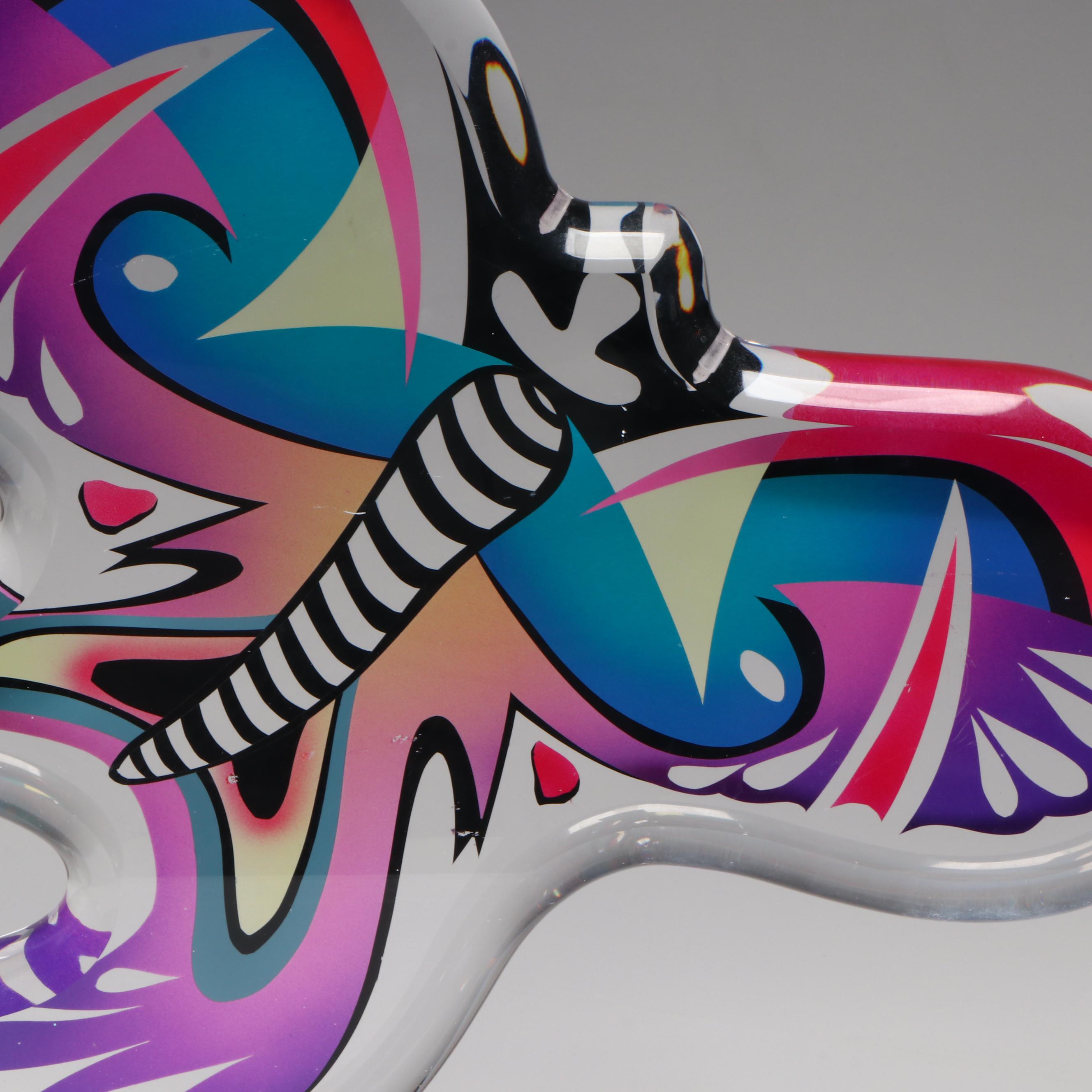 Shlomi Haziza Abstract Butterfly Acrylic Sculpture