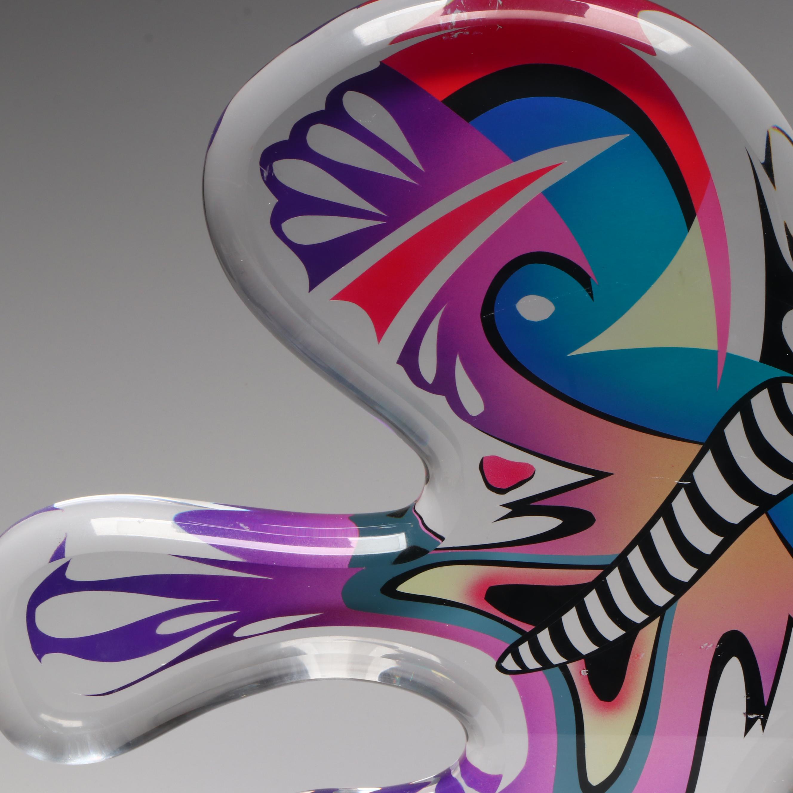 Shlomi Haziza Abstract Butterfly Acrylic Sculpture