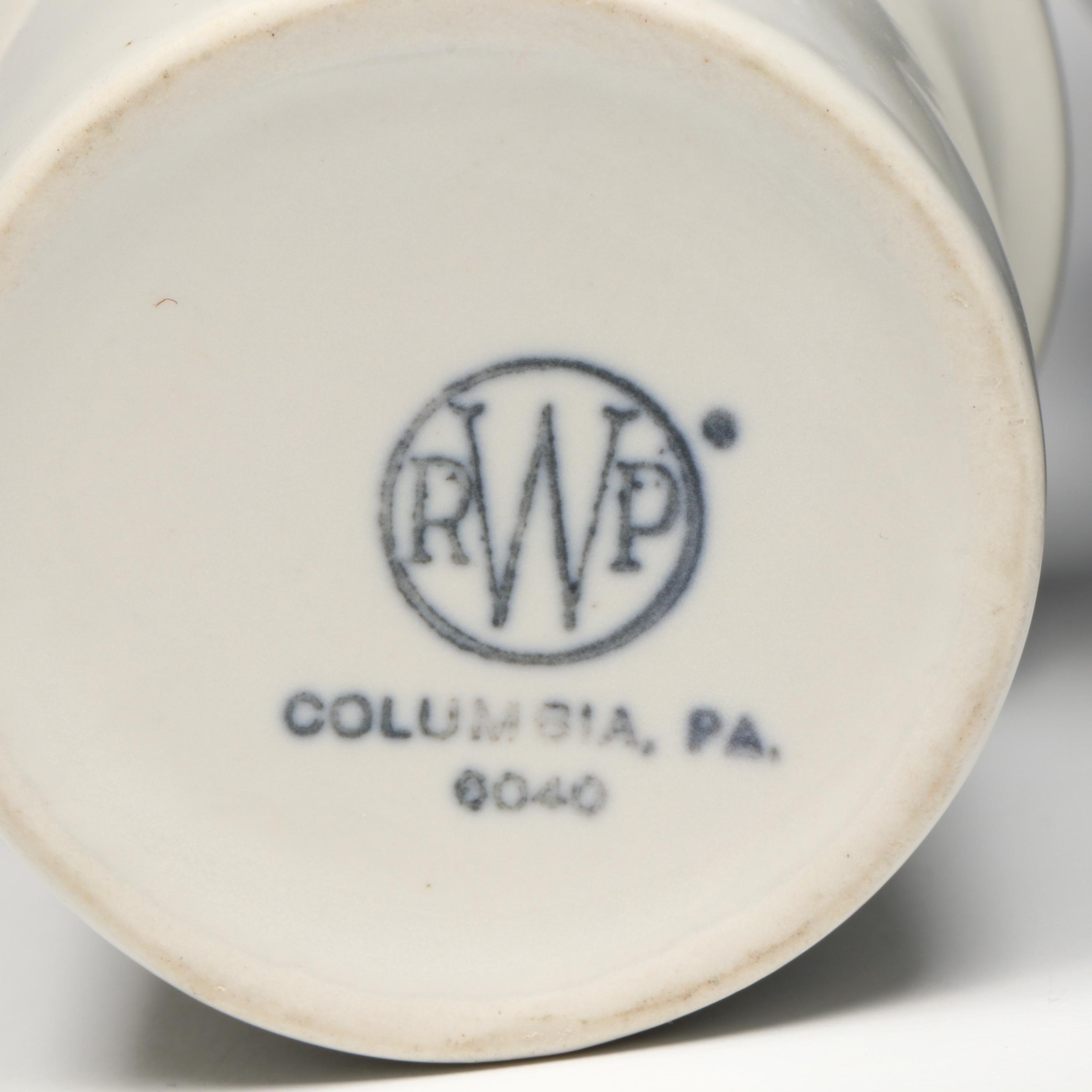 Art Pottery Vases with Wilton Ceramic Mug Insert