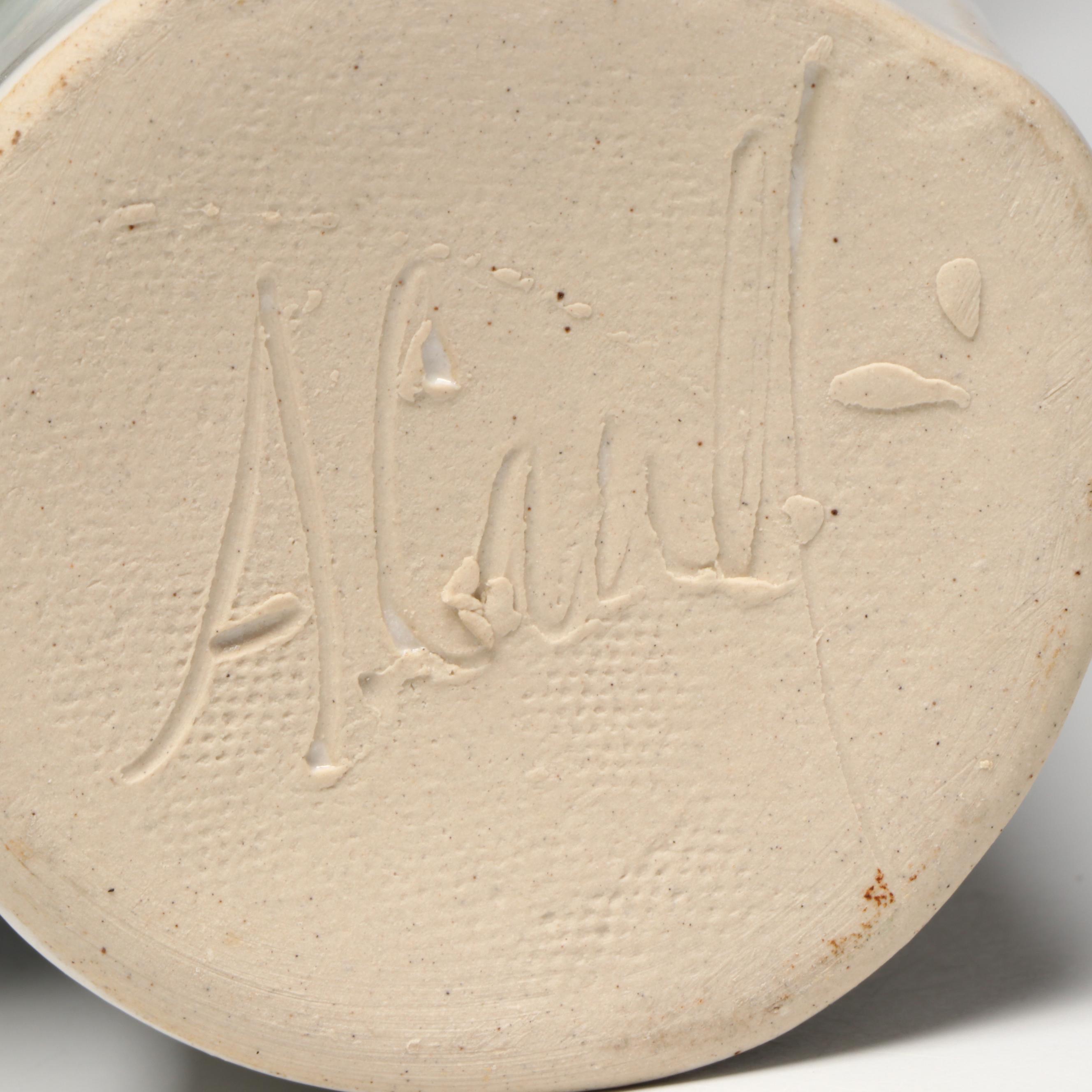 Art Pottery Vases with Wilton Ceramic Mug Insert