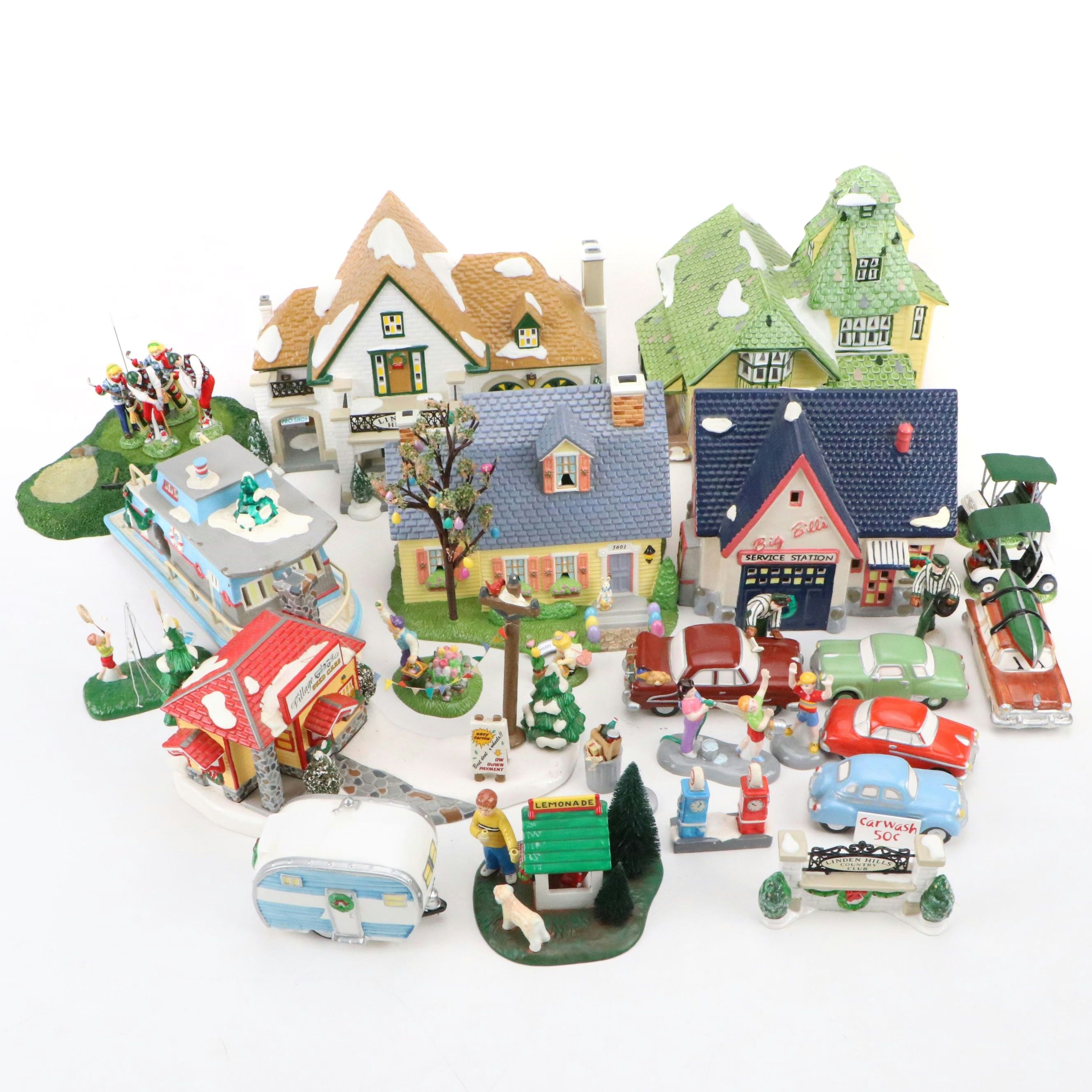Department 56 "Village Resort" and More Snow Village Decor