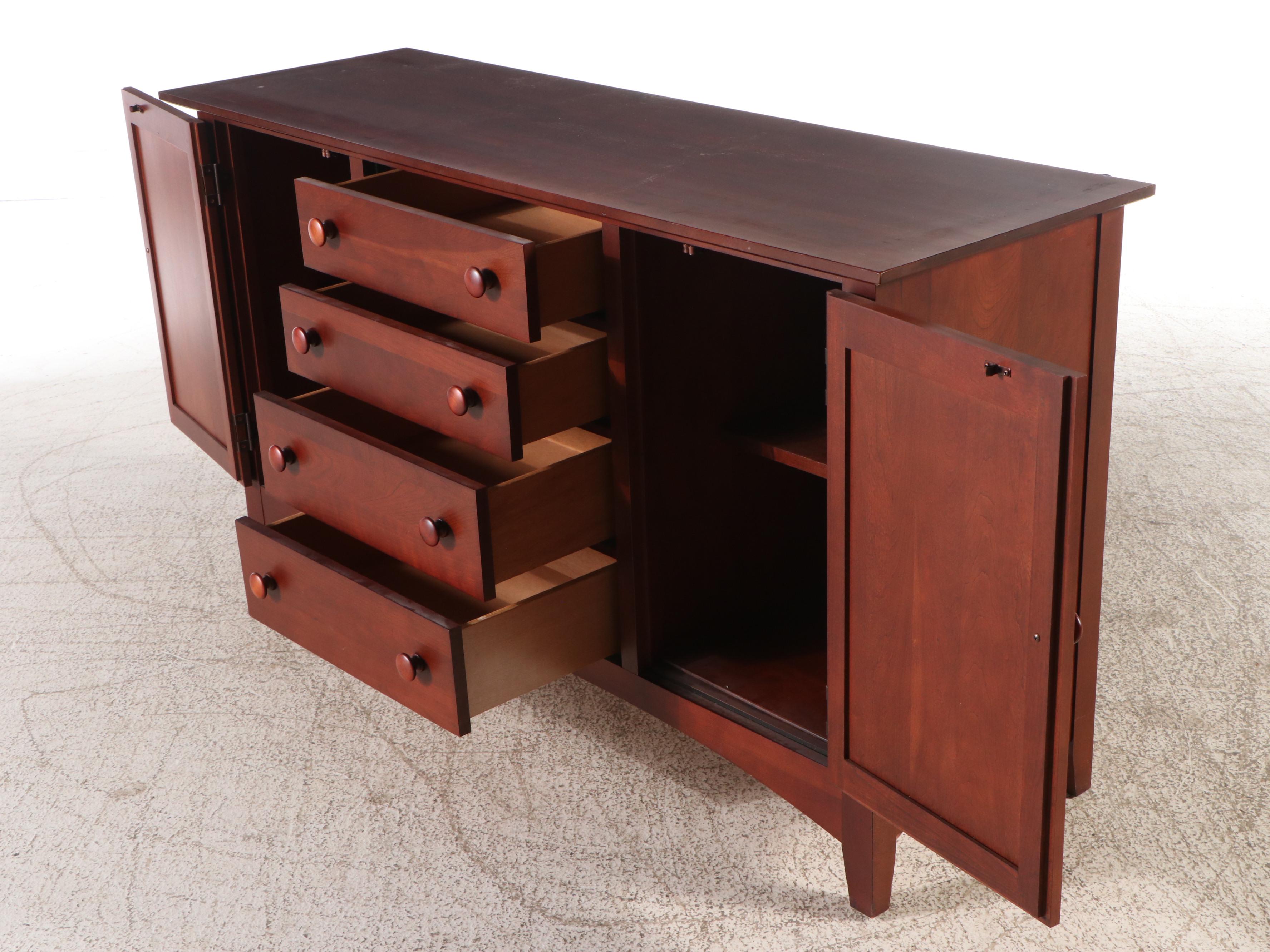 Kincaid Gathering House Cherry Illuminated China Cabinet