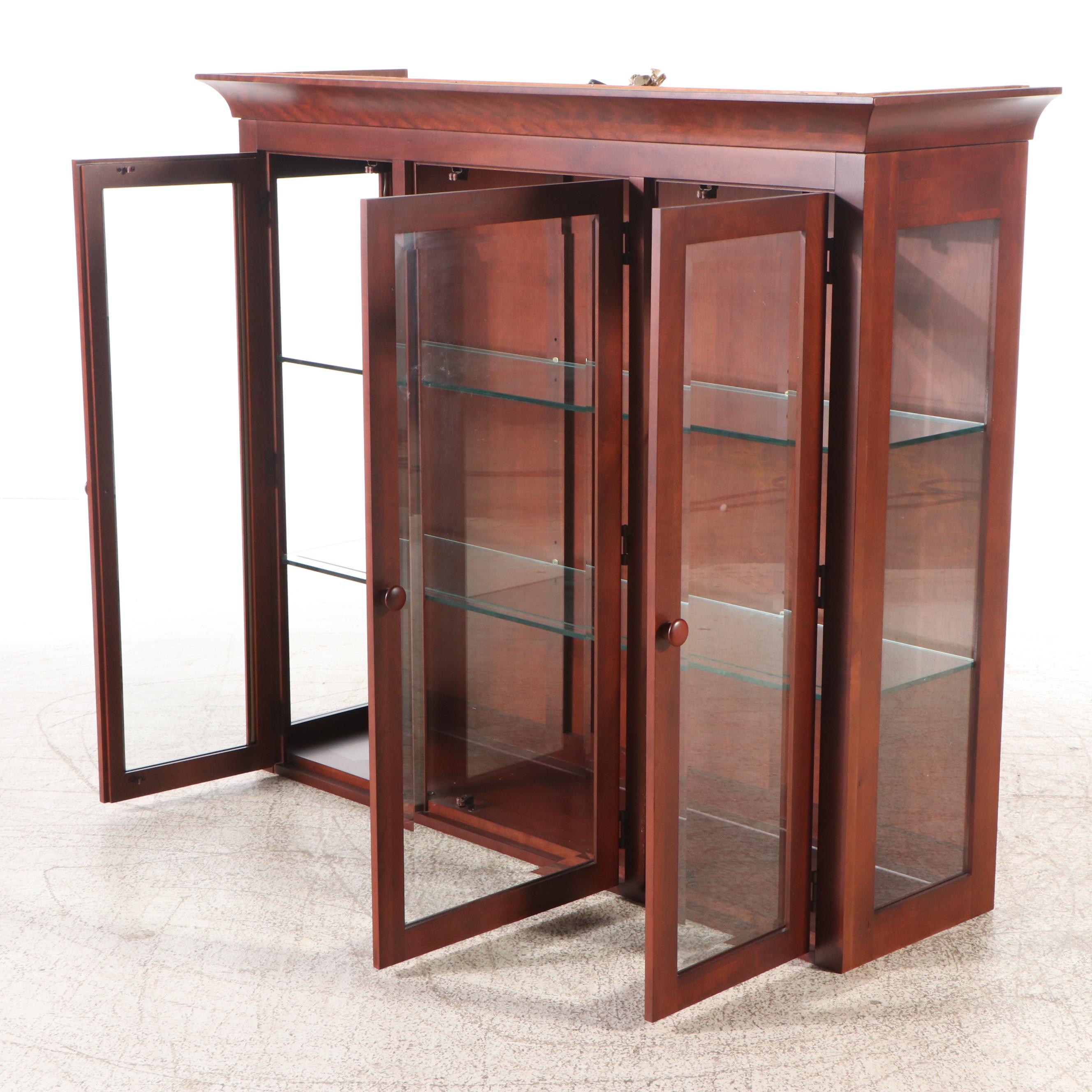 Kincaid Gathering House Cherry Illuminated China Cabinet