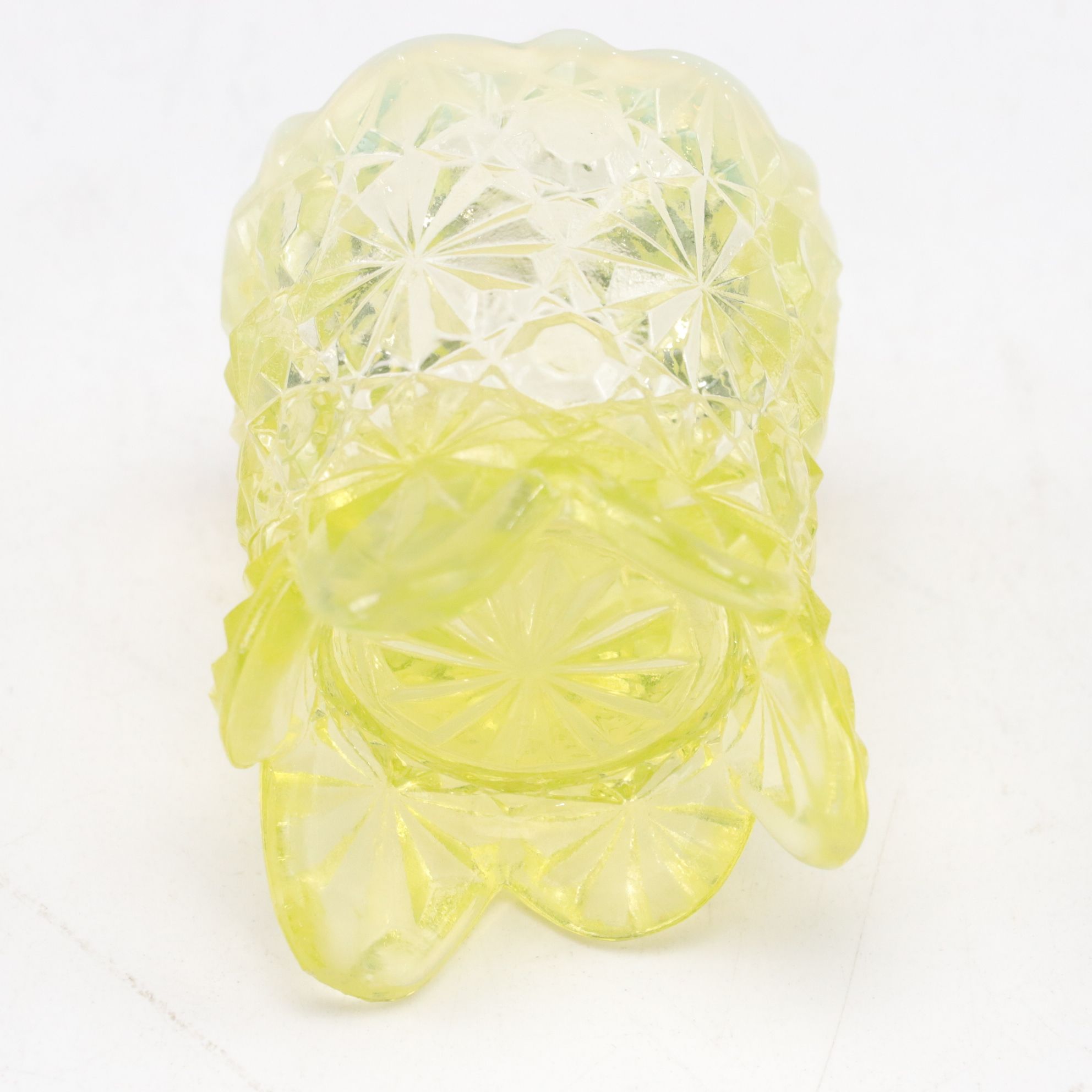 Uranium Glass Refrigerator Dish, Dessert Wine Glasses & More