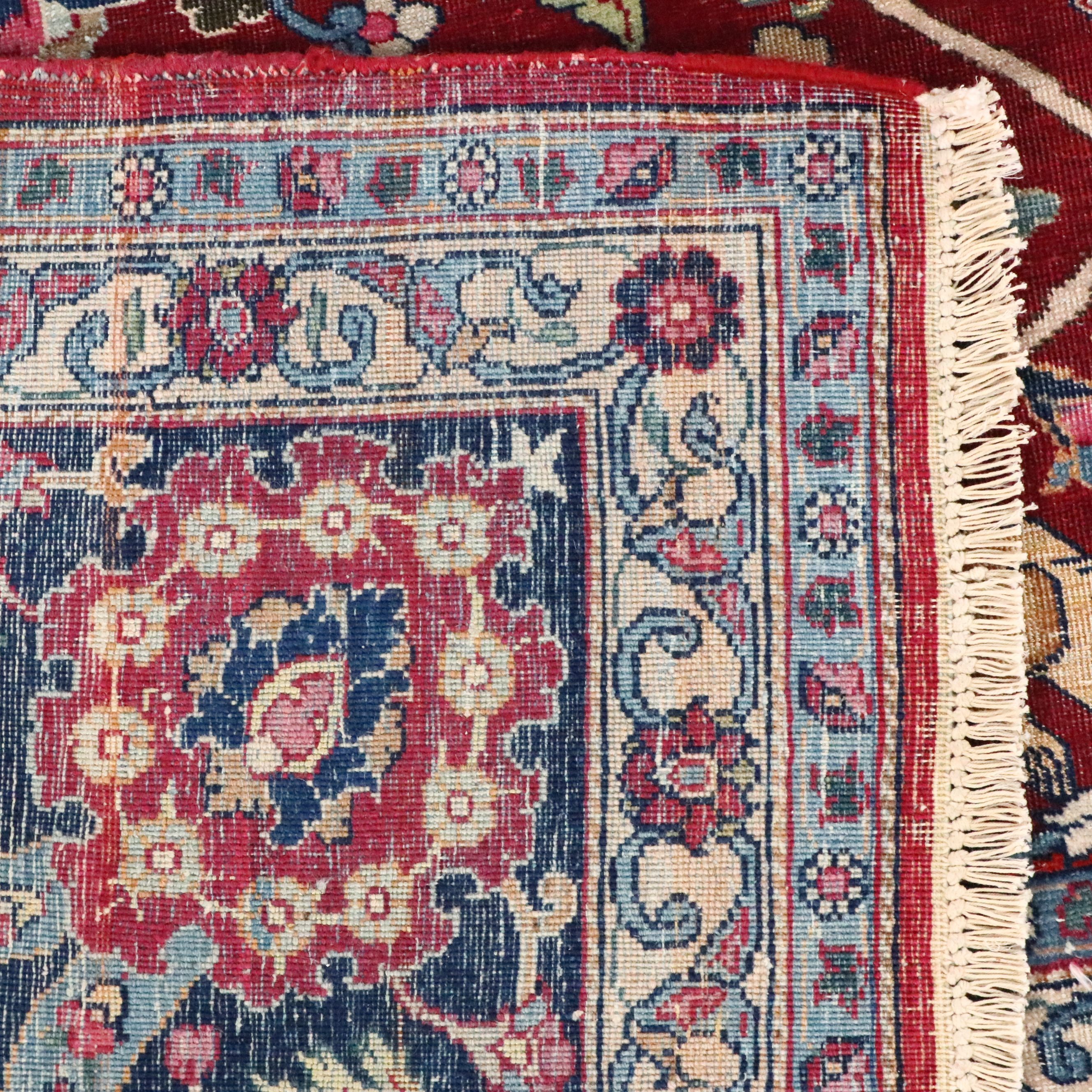 7'8 x 11' Hand-Knotted Persian Tabriz Area Rug