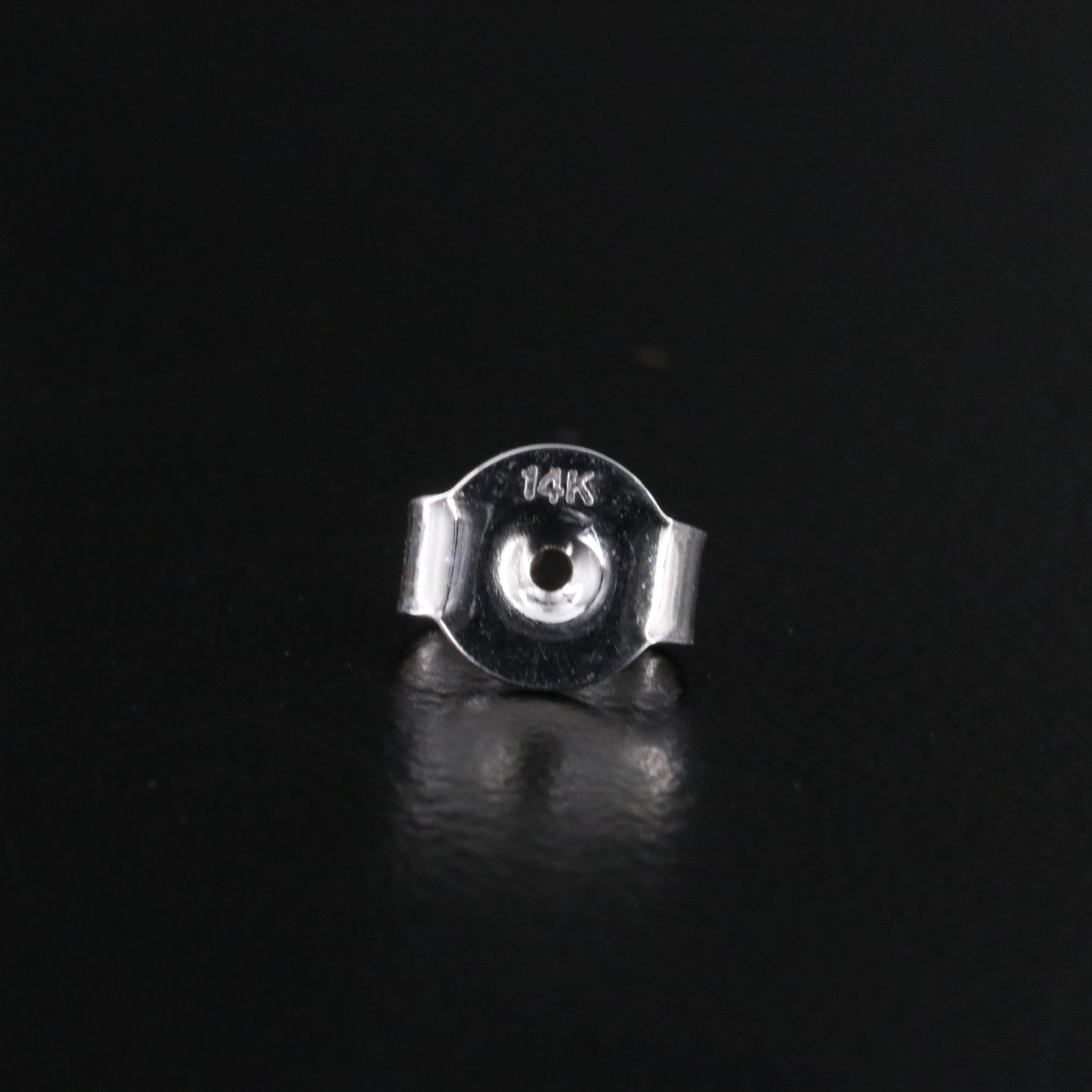 14K 2.50 CTW Sapphire and White Sapphire Earrings with IGI Report