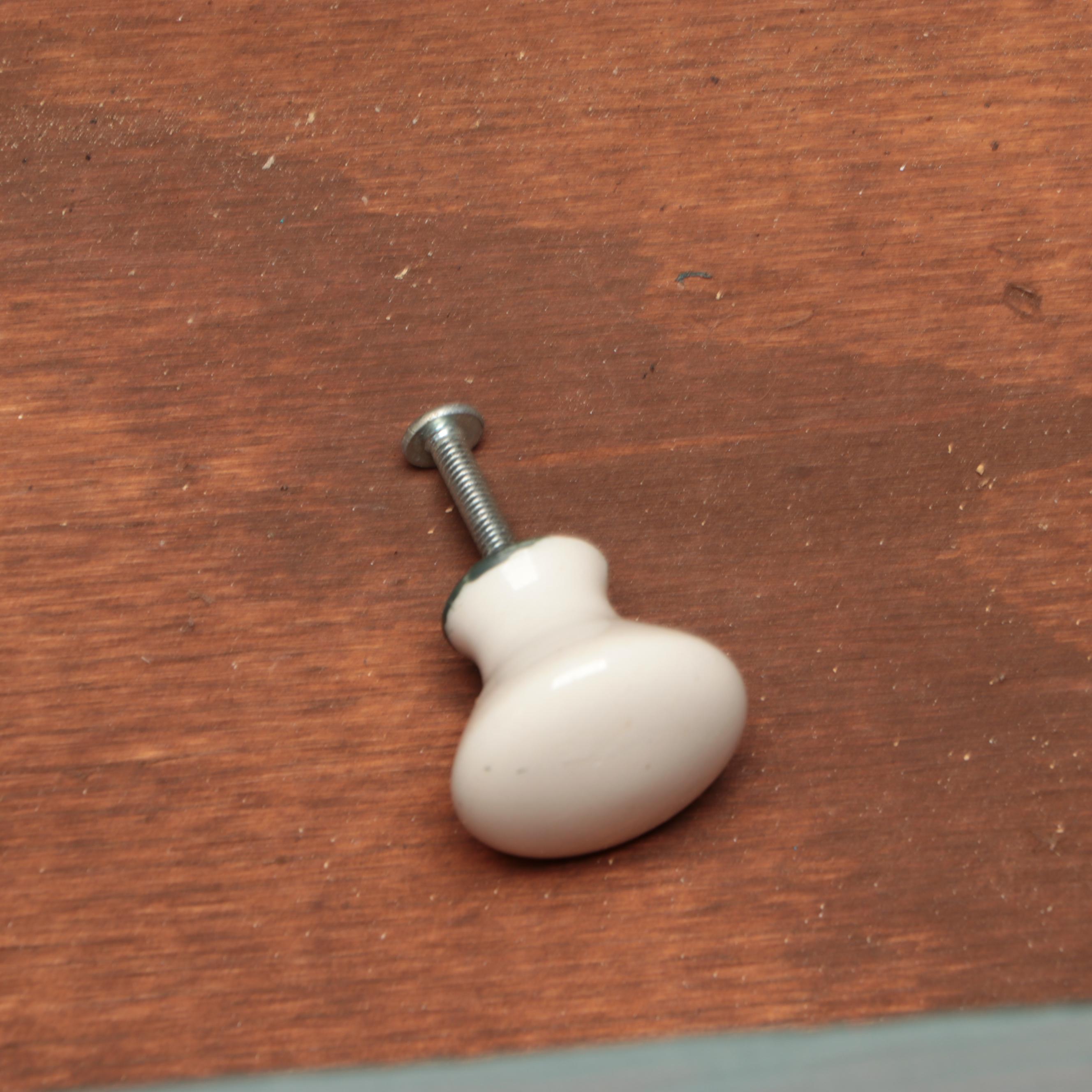 Primitive Style Painted Wood Dry Sink