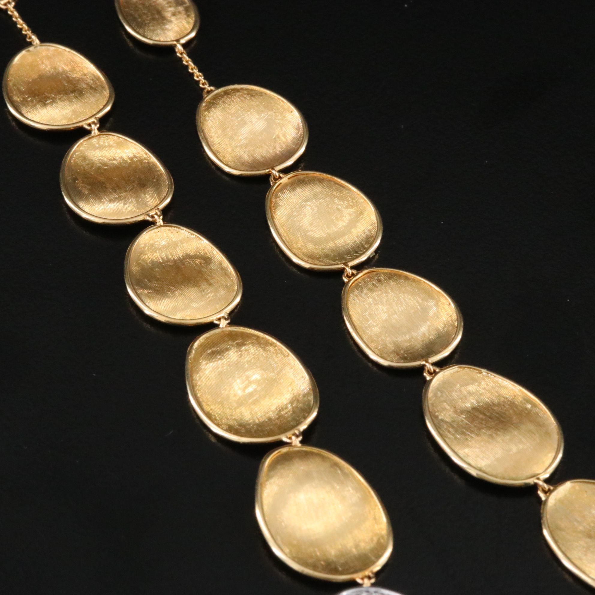 Marco Bicego Lunaria 18K 0.65 CTW Diamond Station Necklace