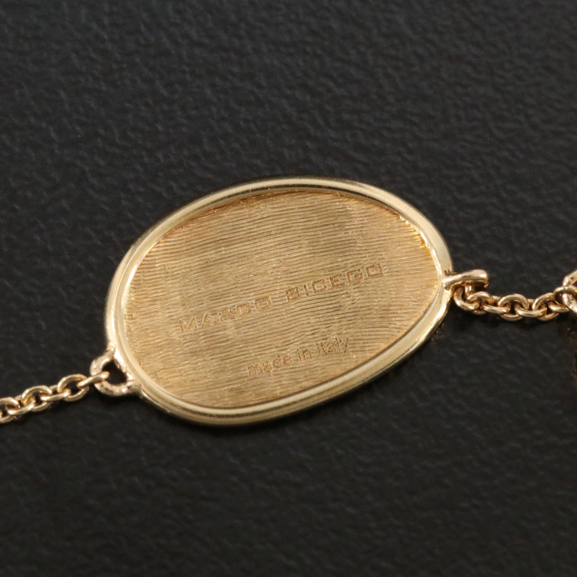 Marco Bicego Lunaria 18K 0.65 CTW Diamond Station Necklace