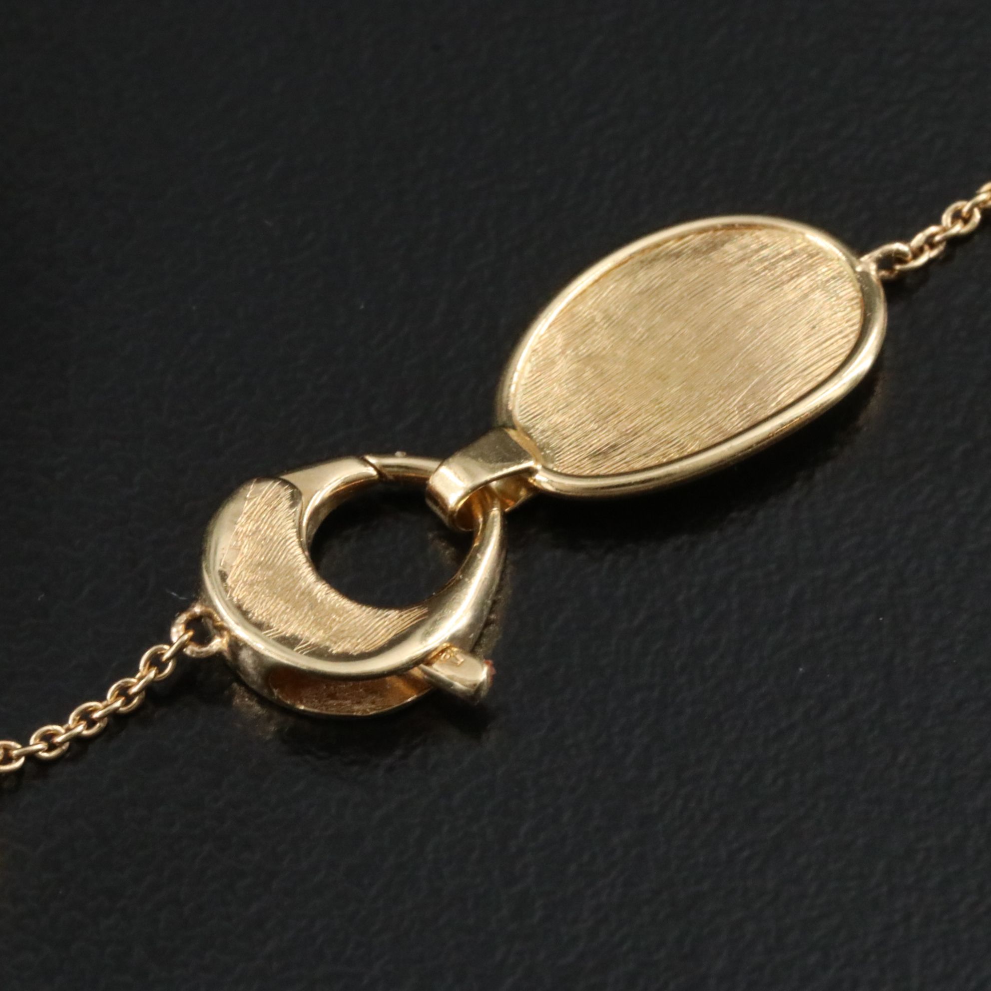 Marco Bicego Lunaria 18K 0.65 CTW Diamond Station Necklace