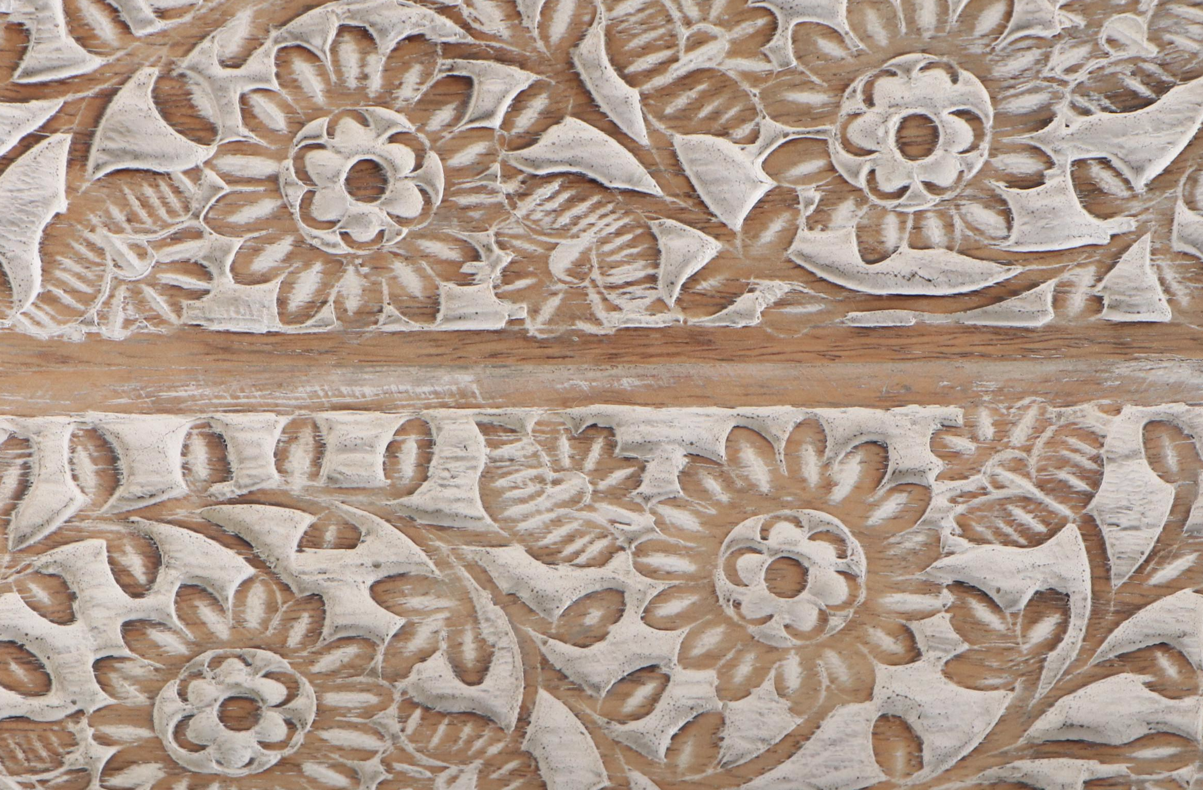 Distressed Wooden Botanical Box