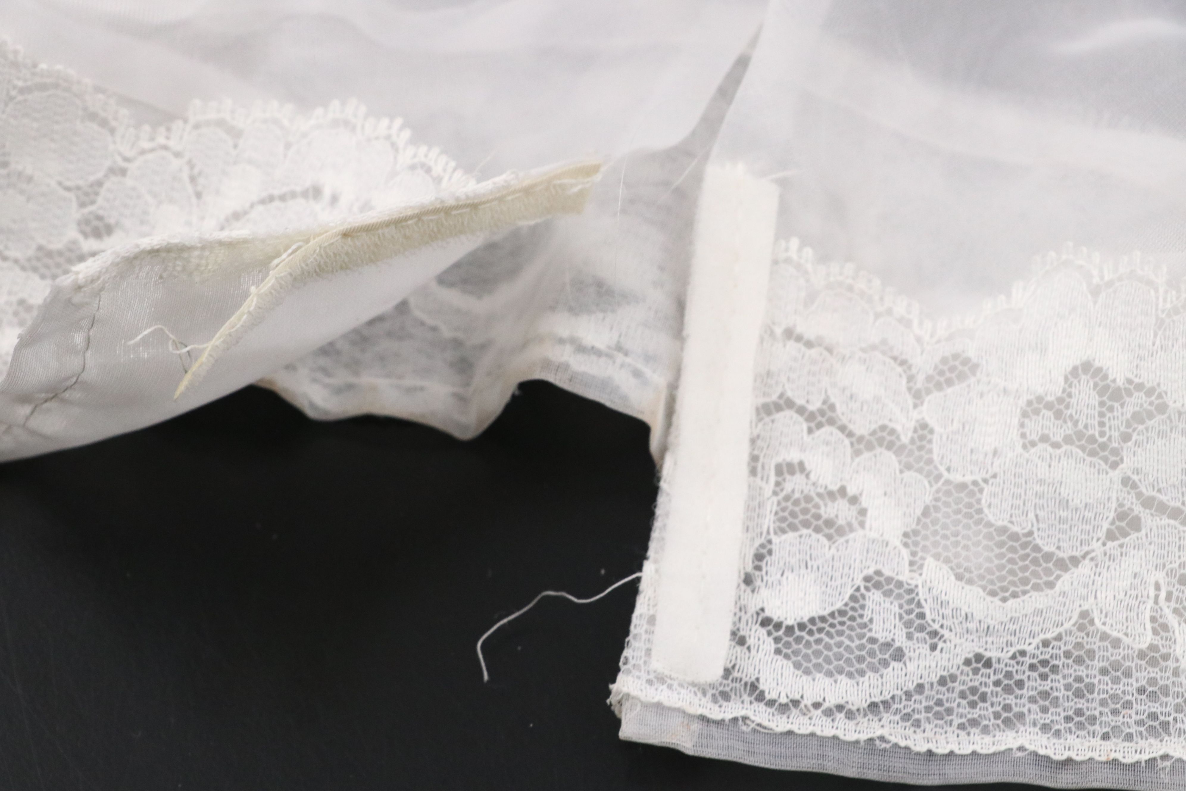 Blusher Wedding Veil and Bridal Theme Floral Swag