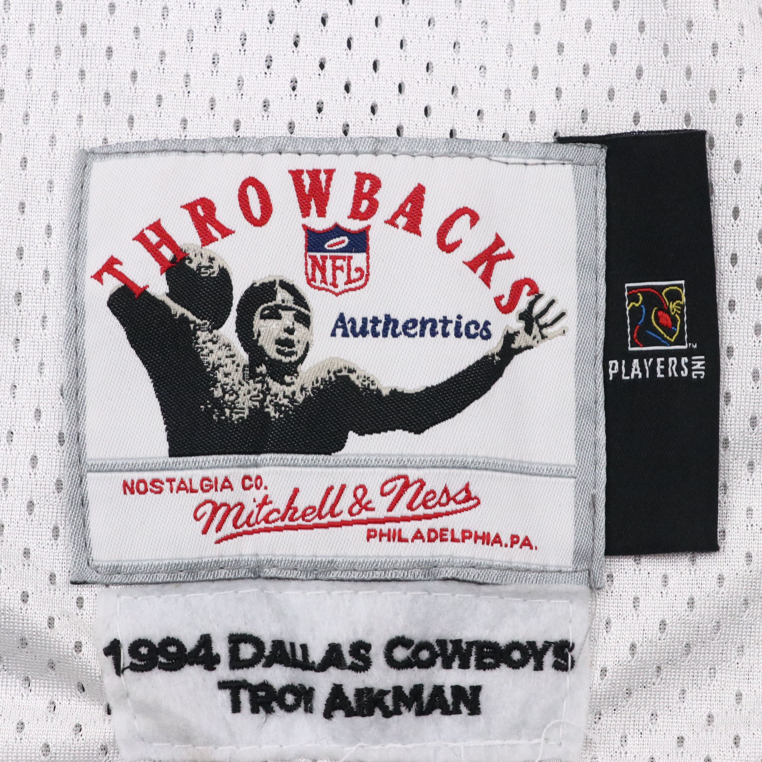 Troy Aikman Signed Dallas Cowboys Mitchell & Ness Football Jersey