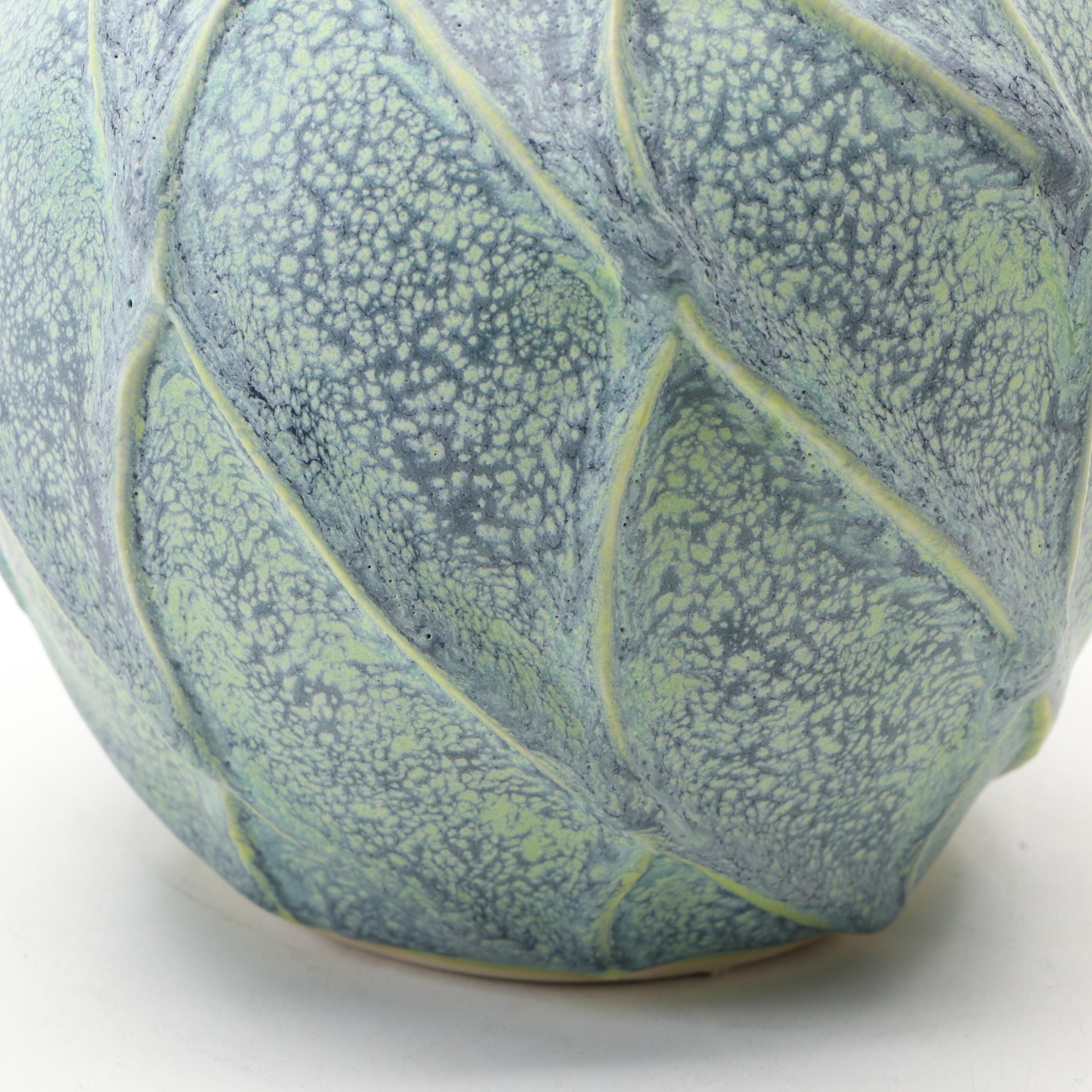 Steve Fredericks for Jemerick Pottery Arts and Crafts Style Matte Glaze Vase