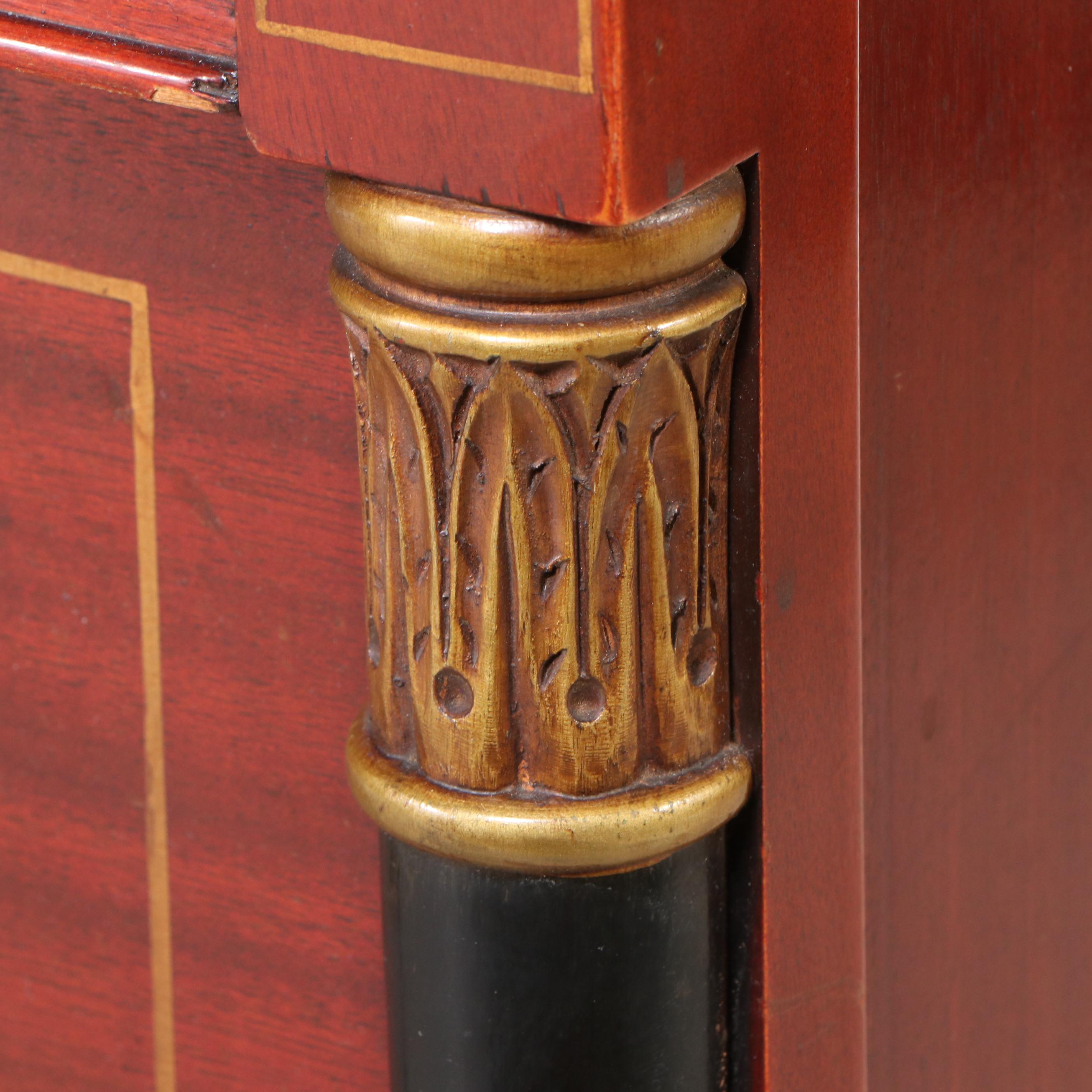 Northern Furniture Co. Empire Style Mahogany Chest of Drawers